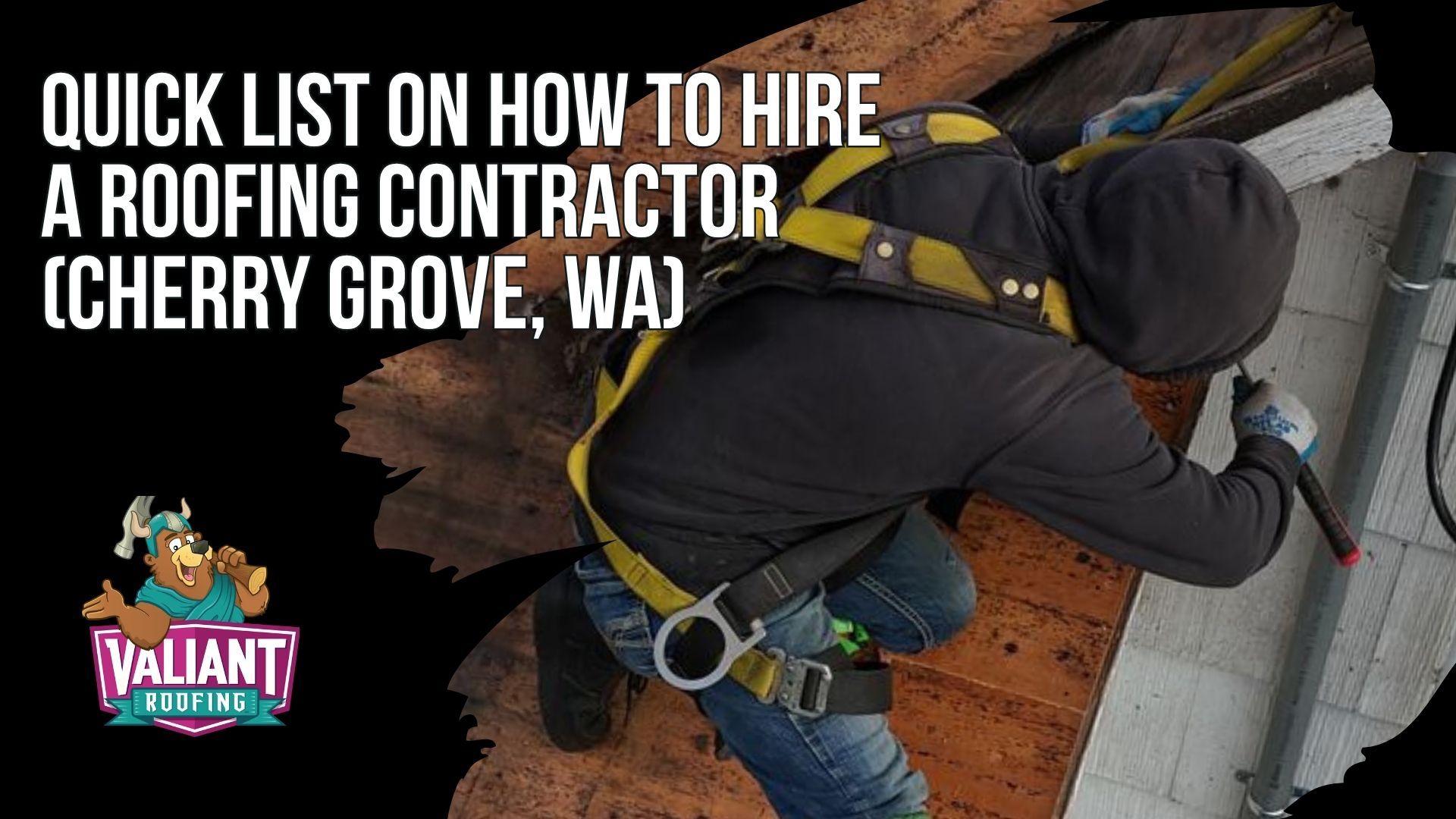 Quick List on How to Hire a Roofing Contractor in Cherry Grove, WA
A condensed quick-list version distills the full hiring guide into five simple steps for stressed Cherry Grove homeowners comparing prices. It urges verifying the company through Washington L&I contractor verification using the license number, demanding documentation like bonds, insurance certificates, and a written scope of work, and comparing scopes line by line rather than chasing the cheapest bid. It also recommends requiring photo and video documentation before, during, and after the project, and paying safely with milestones, written change orders, and lien releases before final payment. Valiant Roofing's license VALIARL813LM is given as the example to search and confirm.
108 SE 124th Ave Suite 8, Vancouver, WA 98684
https://www.valiantroofing.com/locations/vancouver-wa