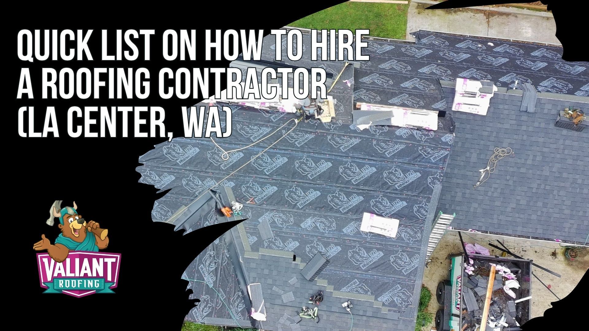 Quick List on How to Hire a Roofing Contractor (La Center, WA). If you are price-shopping and overwhelmed, follow these steps in order to avoid the most common mistakes La Center homeowners make. First, verify the company using the Washington L&I contractor verification tool and confirm the license is active. Second, demand documentation, including surety bond, general liability insurance, workers' compensation, and a written scope of work. Third, compare scopes line by line, not just the final price, since two bids can differ wildly in materials, ventilation, decking allowance, and warranty coverage. Fourth, require photo and video documentation before, during, and after the project. Fifth, pay safely with milestone-based payments, change orders, and lien releases before the final check. 108 SE 124th Ave Suite 8, Vancouver, WA 98684. https://www.valiantroofing.com/locations/vancouver-wa