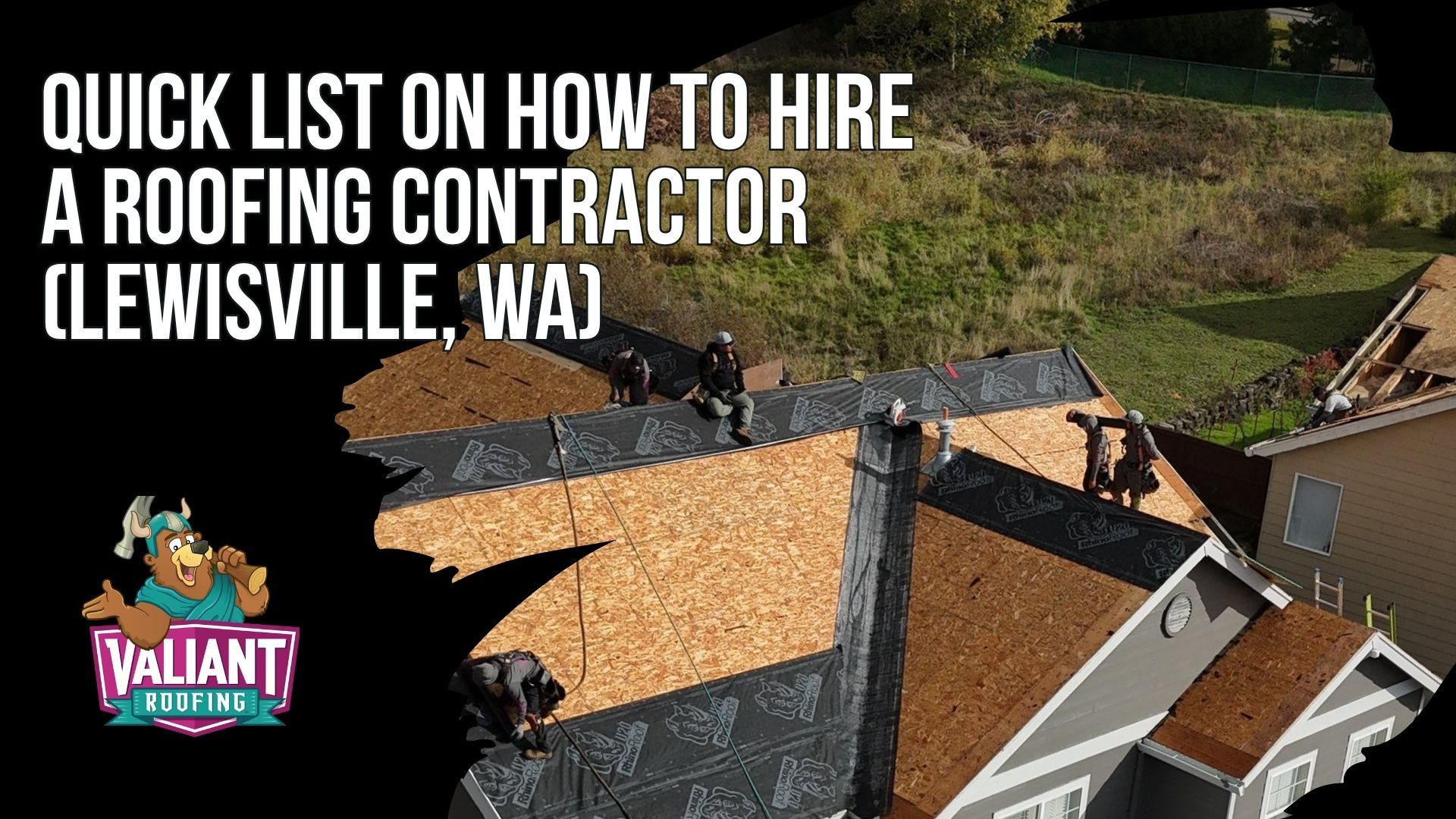 Quick List on How to Hire a Roofing Contractor (Lewisville, WA). If you are price-shopping and overwhelmed, do this in order. First, verify the company using the Washington L&I contractor verification system and confirm the license is active and the bond is current. Second, demand documentation, including bond, general liability insurance, workers' compensation, and a written scope of work. Third, compare scopes line by line, since two estimates for the same roof can include wildly different materials, warranties, and exclusions. Fourth, require photo and video documentation before, during, and after the project. Fifth, pay safely with milestone payments, change orders, and lien releases before the final check. If a roofer cannot handle those basics, they are not the safe choice in Lewisville, WA. 108 SE 124th Ave Suite 8, Vancouver, WA 98684. https://www.valiantroofing.com/locations/vancouver-wa