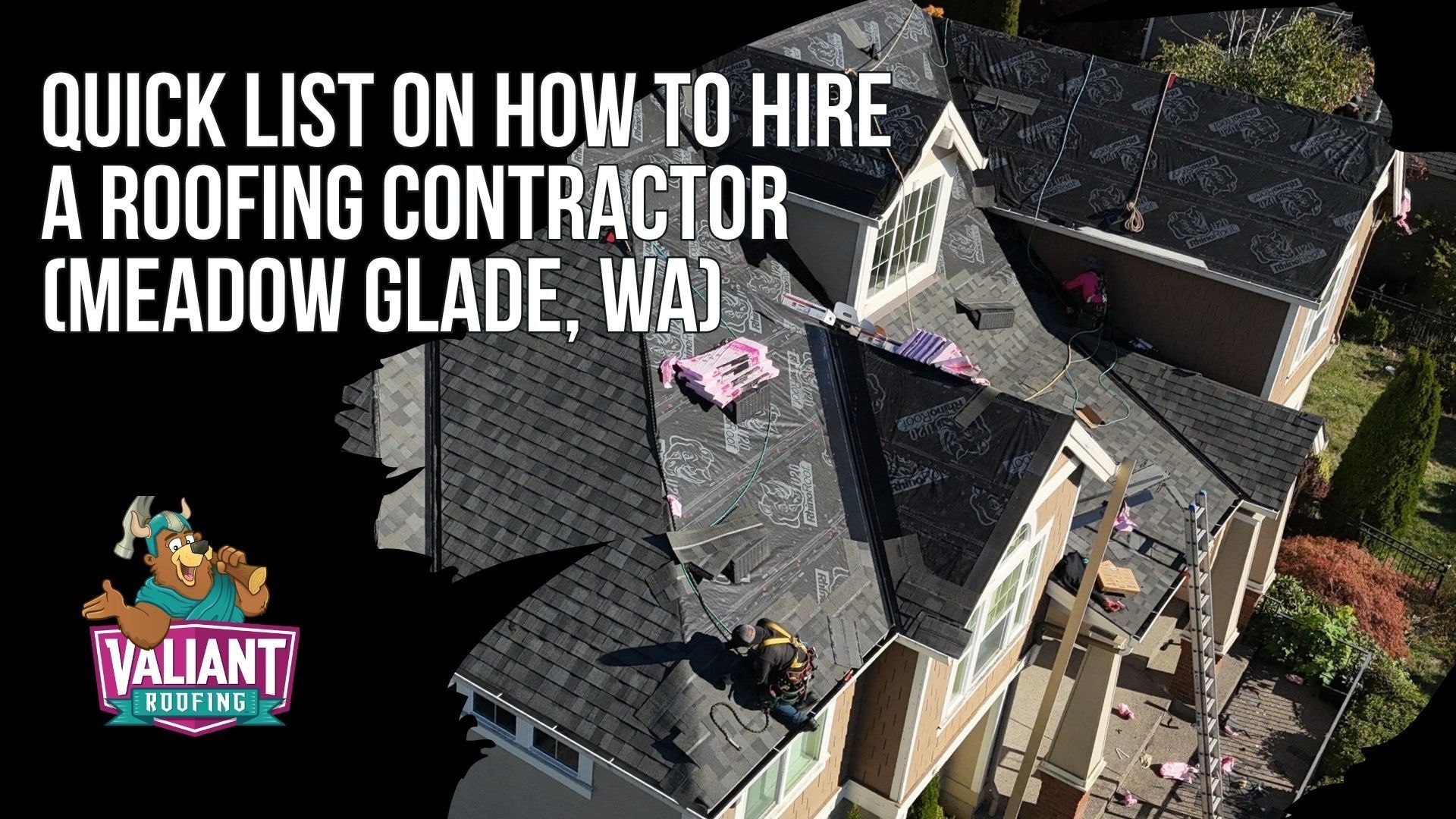 Quick List on How to Hire a Roofing Contractor (Meadow Glade, WA).Quick List on How to Hire a Roofing Contractor (Meadow Glade, WA). If you are price-shopping and overwhelmed, follow these five steps in order to avoid the most common mistakes homeowners make when hiring a roofer in Meadow Glade. First, verify the company using the Washington L&I contractor verification tool, and if they are not registered, stop the conversation. Second, demand documentation, including surety bond, general liability insurance, workers' compensation, and a written scope of work. Third, compare scopes line by line, not just the bottom-line price, matching the same materials, warranty, and scope. Fourth, require photo and video documentation before, during, and after the project. Fifth, pay safely with milestone payments, change orders, and lien releases before final payment. 108 SE 124th Ave Suite 8, Vancouver, WA 98684. https://www.valiantroofing.com/locations/vancouver-wa