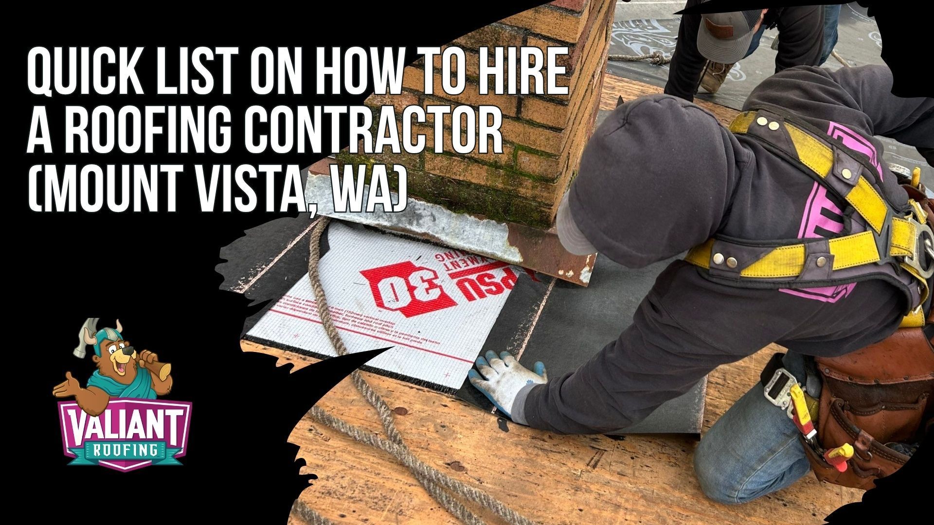 Quick List on How to Hire a Roofing Contractor (Mount Vista, WA). Short on time and overwhelmed by quotes? Do these five things in order and you will avoid 90% of the problems homeowners run into. First, verify the company using Washington L&I contractor verification. Second, demand documentation, including bond, insurance, workers' compensation, and a written scope. Third, compare scopes line by line, not just the bottom-line price. Fourth, require photo and video documentation before, during, and after the project. Fifth, pay safely with milestones, written change orders, and lien releases. If a roofer cannot handle those basics, they are not the safe choice in Mount Vista, WA. 108 SE 124th Ave Suite 8, Vancouver, WA 98684. https://www.valiantroofing.com/locations/vancouver-wa