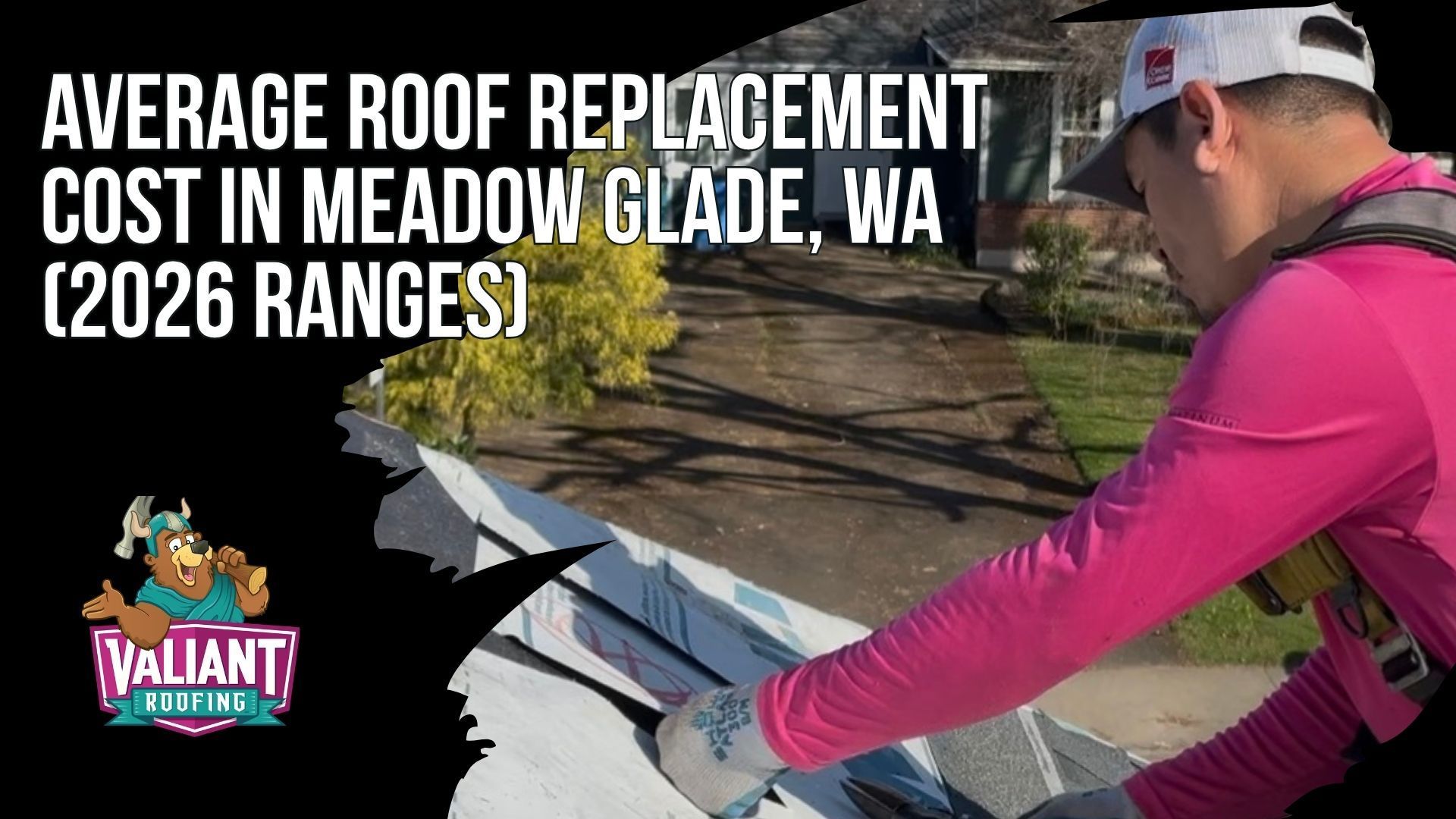 Average Roof Replacement Cost in Meadow Glade, WA (2026 Ranges)
A 2026 pricing reference for Meadow Glade, WA homeowners comparing roof replacement ranges by roof size, complexity, and material across Clark County, with figures arranged for direct side by side review. Most Meadow Glade homes sit in the 1,500 to 2,200 square foot roof range at $14,900 to $24,900 for simple layouts and $18,900 to $29,900 for complex ones, with larger semi rural properties pushing past $35,900. Meadow Glade pricing aligns with the Battle Ground corridor at $14,900 to $27,900 for asphalt and $31,900 to $54,900 or more for metal, kept accessible by proximity to NE 199th Street and the Hockinson area with asphalt averaging $7.66 per square foot.
Address: 108 SE 124th Ave Suite 8, Vancouver, WA 98684
URL: https://www.valiantroofing.com/locations/vancouver-wa