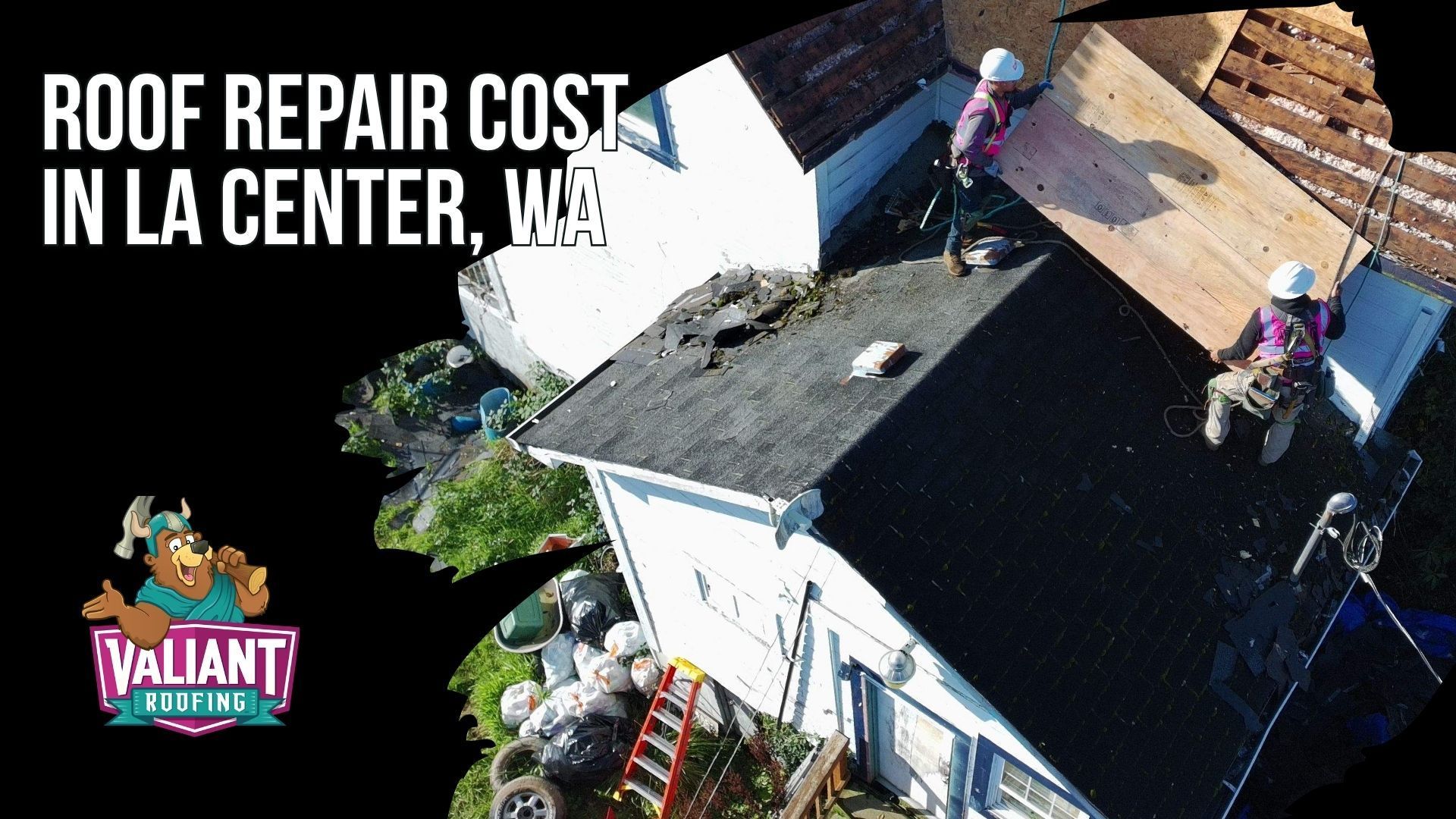 Roof Repair Cost in La Center, WA
Valiant Roofing outlines 2026 roof pricing for La Center, WA, with costs based on scope, pitch, material, access, and decking condition. Published figures include $12,000 to $25,000+ for an average full roof, $4.35 to $11.00 per square foot for asphalt, $20,000 to $40,000+ for standing seam metal, $1,000 to $3,000+ for tear-off, and $85 to $125 per sheet for decking. La Center replacement ranges are $15,900 to $29,900 for asphalt and $32,900 to $56,900+ for metal. Repair or replacement depends on roof age, shingle condition, decking, leaks, and layers. Address: 108 SE 124th Ave Suite 8, Vancouver, WA 98684. URL: https://www.valiantroofing.com/locations/vancouver-wa