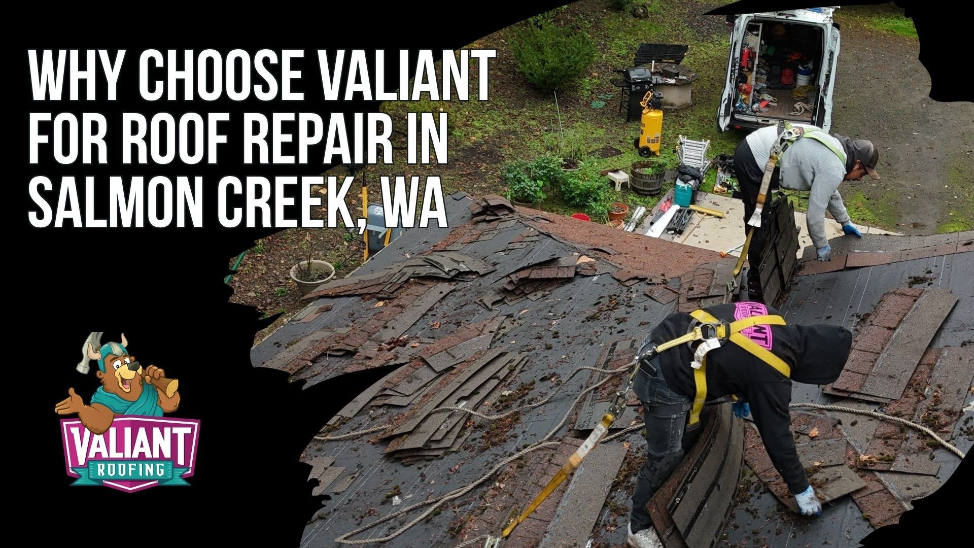 Why Choose Valiant for Roof Repair in Salmon Creek, WA. Valiant stands apart in the competitive Salmon Creek roofing market as an Owens Corning Platinum Preferred Contractor in the top 1 percent nationally, CertainTeed ShingleMaster certified, and BBB A+ Accredited, with WA License VALIARL813LM and Oregon CCB #227641 both verifiable on state contractor portals. Homeowners receive photo documented inspections with drone overhead views and attic side moisture readings, written warranties on every repair, and the confidence of 230+ verified 5 star Google reviews. Owner Jack Divine answers calls personally and the crew and trucks are local, with clear guidance on verifying a license at lni.wa.gov before hiring any Pacific Northwest roofer. 108 SE 124th Ave Suite 8, Vancouver, WA 98684 https://www.valiantroofing.com/locations/vancouver-wa