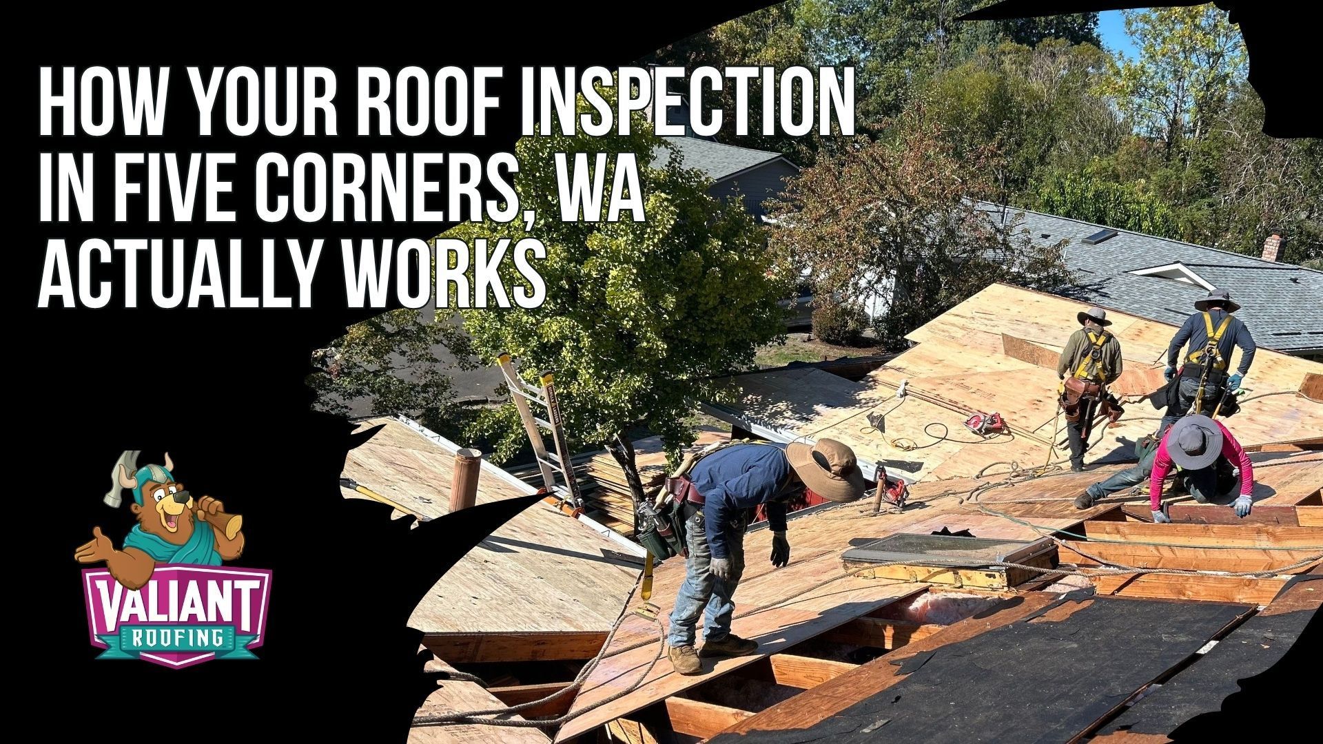 How Your Roof Inspection in Five Corners, WA Actually Works
A roof inspection in Five Corners is designed to feel like the opposite of a sales pitch, with you as the hero and Valiant as the experienced contractors who show up with a ladder, a drone, and a camera. You schedule in about 60 seconds, with most inspections booked within three to five days and same-day response for active leaks. The inspector confirms the window the morning of, then walks the perimeter checking gutters, fascia, soffits, and siding before a rooftop walk documenting shingles, flashing, valleys, and moss, flying a drone overhead on steep roofs. An attic check follows for decking, ventilation, and moisture. Before leaving, the team debriefs on urgent, watch-list, and roof-age findings, then delivers a PDF report within 24 hours.
108 SE 124th Ave Suite 8, Vancouver, WA 98684
https://www.valiantroofing.com/locations/vancouver-wa