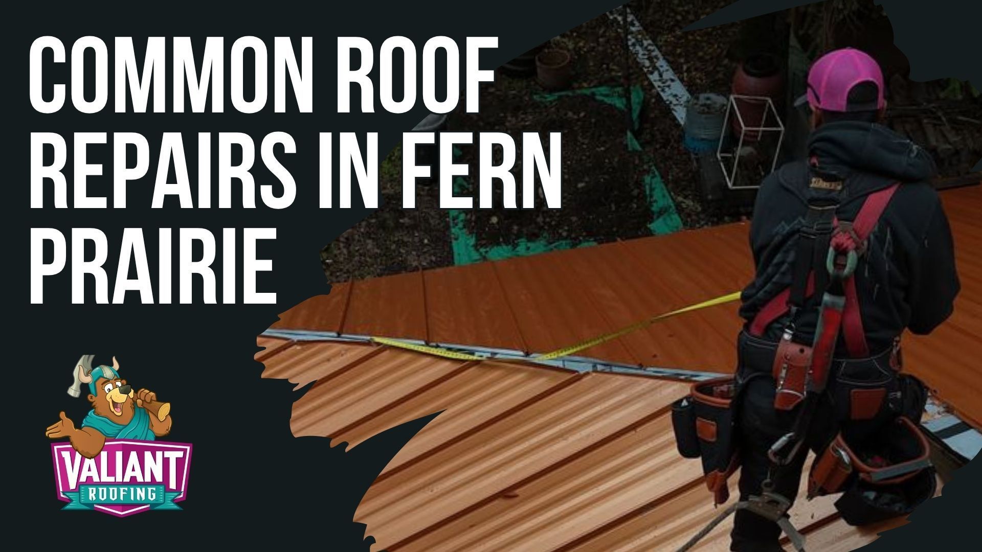Common roof repairs in Fern Prairie, WA handled by a trusted roofing contractor like Valiant Roofing focus on fixing the most frequent issues caused by heavy rain, wind, and tree coverage in the Pacific Northwest. Homeowners searching for a reliable roofing company in Fern Prairie, WA often deal with leaks, damaged shingles, and failing roof components that need fast, permanent solutions.
Roof leak repair is the most common service, often caused by failed flashing around chimneys, vents, or skylights, cracked pipe boots, or worn shingles. Wind damage repair is also frequent, with missing or lifted shingles needing replacement after storms. Flashing repair and sealant replacement are critical to stop water intrusion at vulnerable roof transitions. Gutter and drainage repairs help prevent water from backing up and damaging fascia or roof edges.
A professional roofing contractor in Fern Prairie, WA like Valiant Roofing identifies the root cause and delivers long lasting repairs, not temporary patches, ensuring your roof stays protected year round.