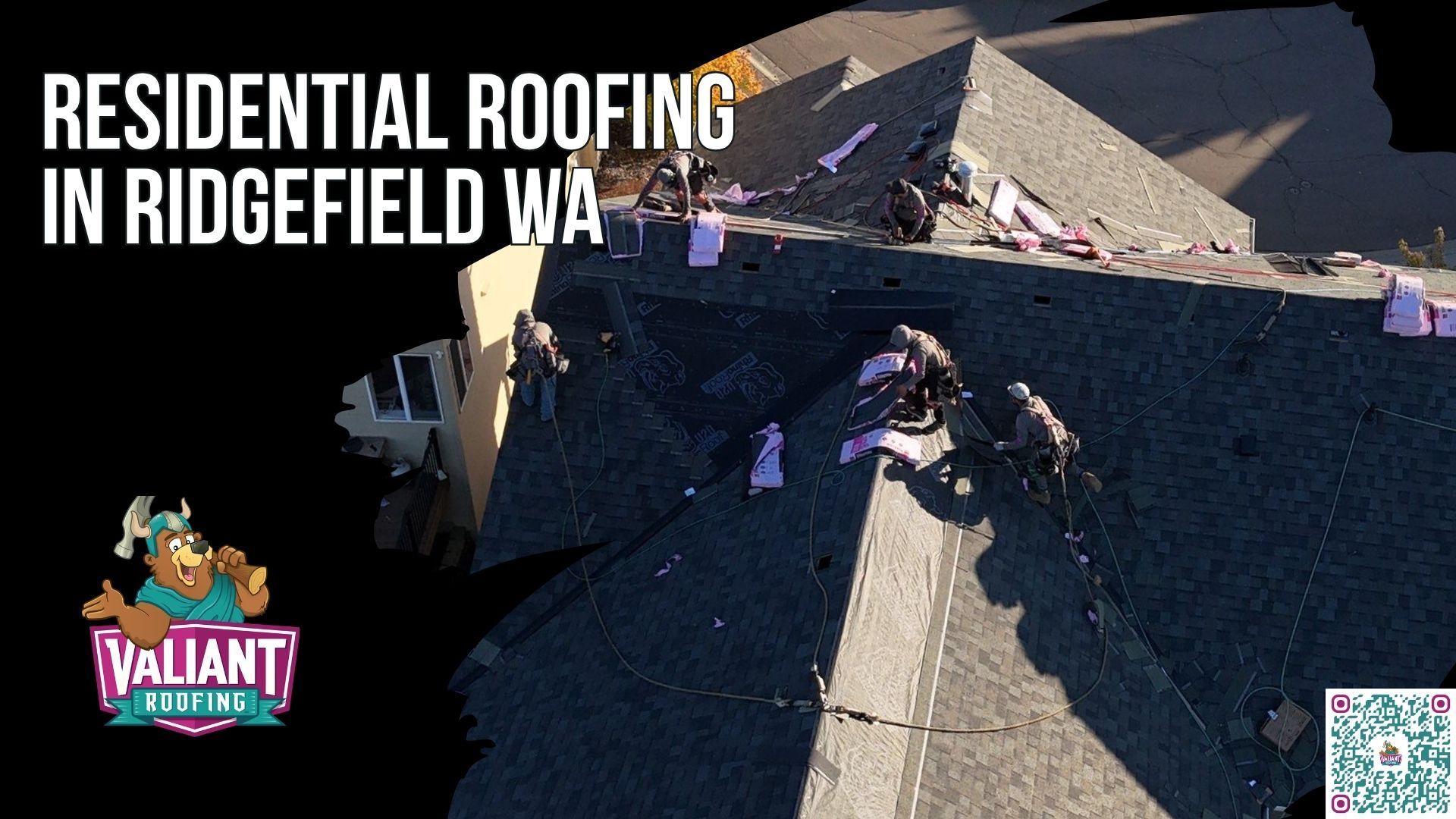 Residential Roofing in Ridgefield WA: Certified Roof Installation, Replacement, and Repair with Free Estimates
Valiant Roofing provides residential roofing in Ridgefield, WA, including certified roof installation, full replacement, repairs, and free estimates for homeowners protecting a major investment. As a family-owned business, Valiant uses photo-documented workmanship, manufacturer-certified materials, and clear communication from the first call through the final walkthrough. Ridgefield roofs face persistent rain, moss growth, and freeze-thaw cycles that stress shingles, flashing, ventilation, waterproofing, and wind resistance. Valiant follows local building codes and brings Owens Corning Platinum Preferred certification, BBB A+ accreditation, and a 4.9-star rating across 230+ Google reviews. Address: 108 SE 124th Ave Suite 8, Vancouver, WA 98684. URL: [https://www.valiantroofing.com/locations/vancouver-wa](https://www.valiantroofing.com/locations/vancouver-wa)

