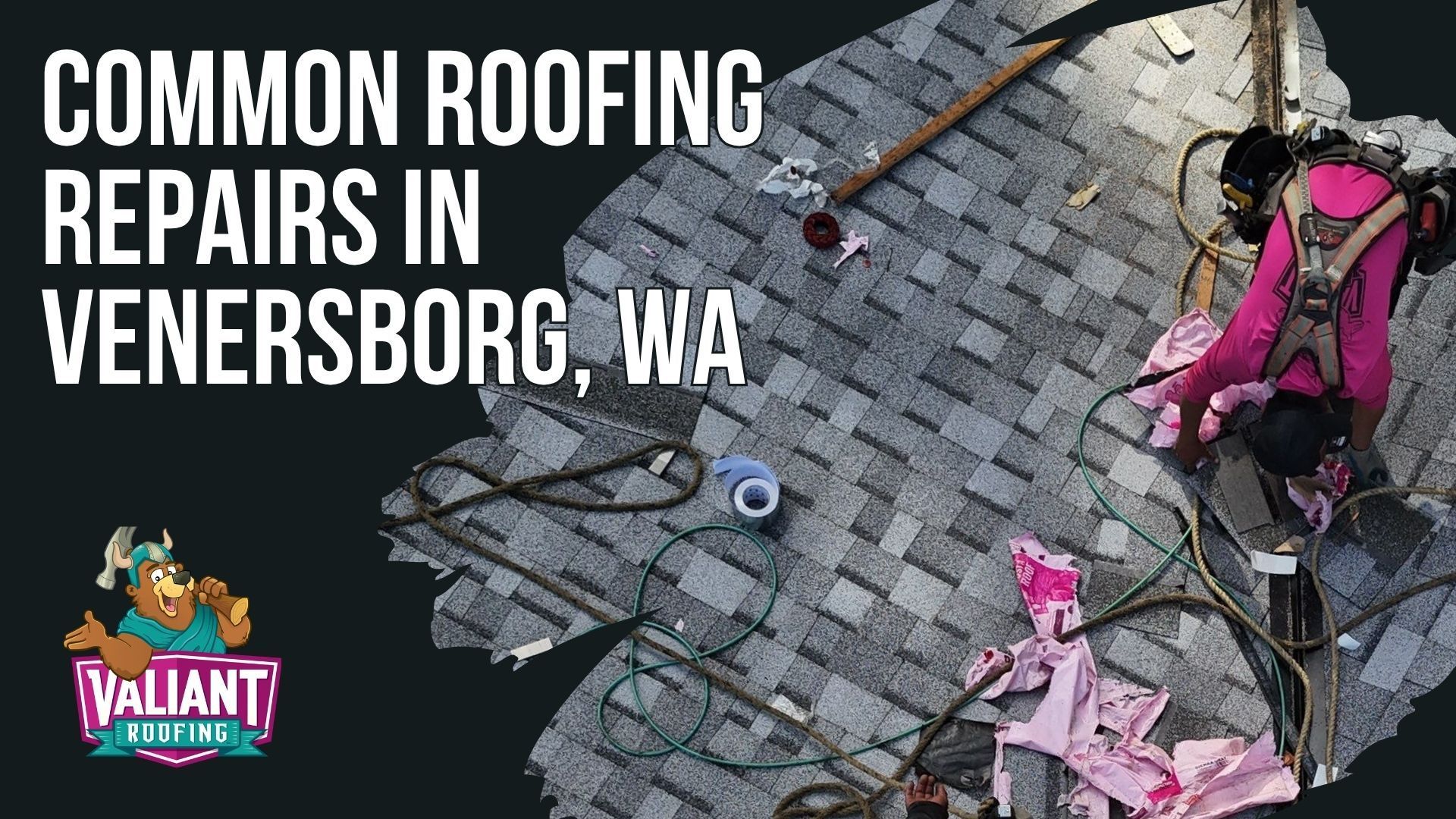 Common Roofing Repairs in Venersborg WA Valiant Roofing handles the most common roofing repairs in Venersborg, helping homeowners address issues before they turn into costly damage. Based at 108 SE 124th Ave, Suite 8, Vancouver, WA 98684, the team serves Venersborg with fast response times and durable repair solutions.https://www.valiantroofing.com/locations/vancouver-wa. In this climate, frequent problems include leaks from flashing failures or pipe boots, wind-damaged shingles, and moss buildup that traps moisture. Valiant Roofing focuses on identifying the root cause of each issue, not just the visible symptom, ensuring long-lasting repairs. Services include leak tracing and sealing, shingle replacement, flashing repair, vent boot replacement, and professional moss treatment. Each repair is completed with proper materials and techniques that integrate seamlessly with existing roofing, helping extend roof lifespan and maintain long-term protection.