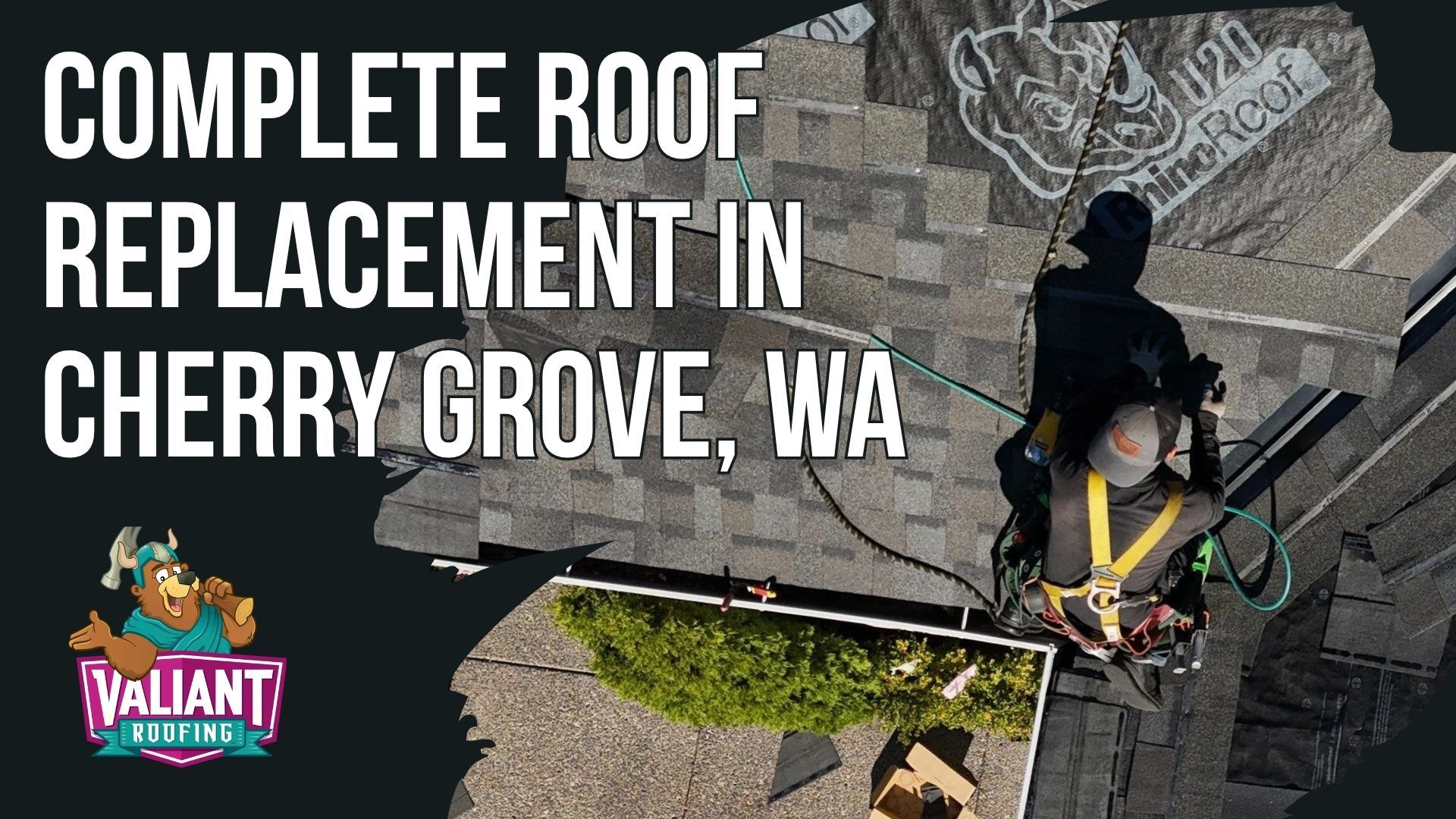 Complete Roof Replacement in Cherry Grove, WA — Valiant Roofing, based at 108 SE 124th Ave, Suite 8, Vancouver, WA 98684 (https://www.valiantroofing.com/locations/vancouver-wa), performs full tear-off roof replacements for Cherry Grove homes that have reached end of serviceable life, suffered extensive storm damage beyond economical repair, or require upgrades to meet current building codes and energy standards. Replacements follow a systematic process of old material removal, decking inspection and repair, upgraded underlayment installation, ventilation system verification, and new shingle installation to manufacturer specifications, typically completed within 1–3 days.