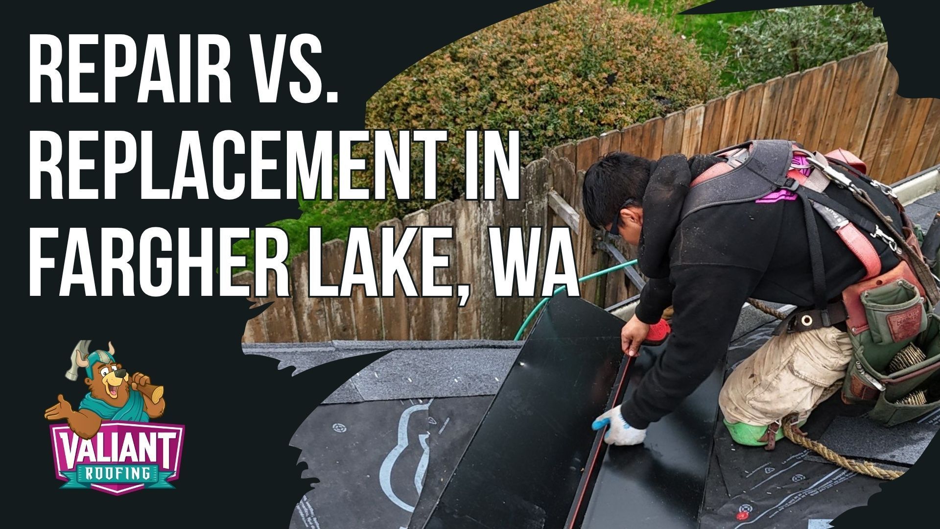 Roof repair vs roof replacement in Fargher Lake, WA comes down to roof age, damage extent, cost, and long term value, and Valiant Roofing helps homeowners make the right decision with honest inspections and clear guidance. As a trusted roofing contractor in Fargher Lake, WA, Valiant Roofing recommends roof repair for newer roofs under 15 years old with localized issues like leaks, flashing damage, or storm related shingle loss, helping extend roof life at a lower cost. Roof replacement is the better investment for roofs over 20 years old with widespread wear, recurring leaks, or failing systems, providing a new roofing system with up to 50 year warranty protection using Owens Corning materials. Homeowners searching for a reliable roofer in Fargher Lake, WA trust Valiant Roofing for transparent pricing, insurance claim support, and expert roofing services built for long term performance in the Pacific Northwest climate.