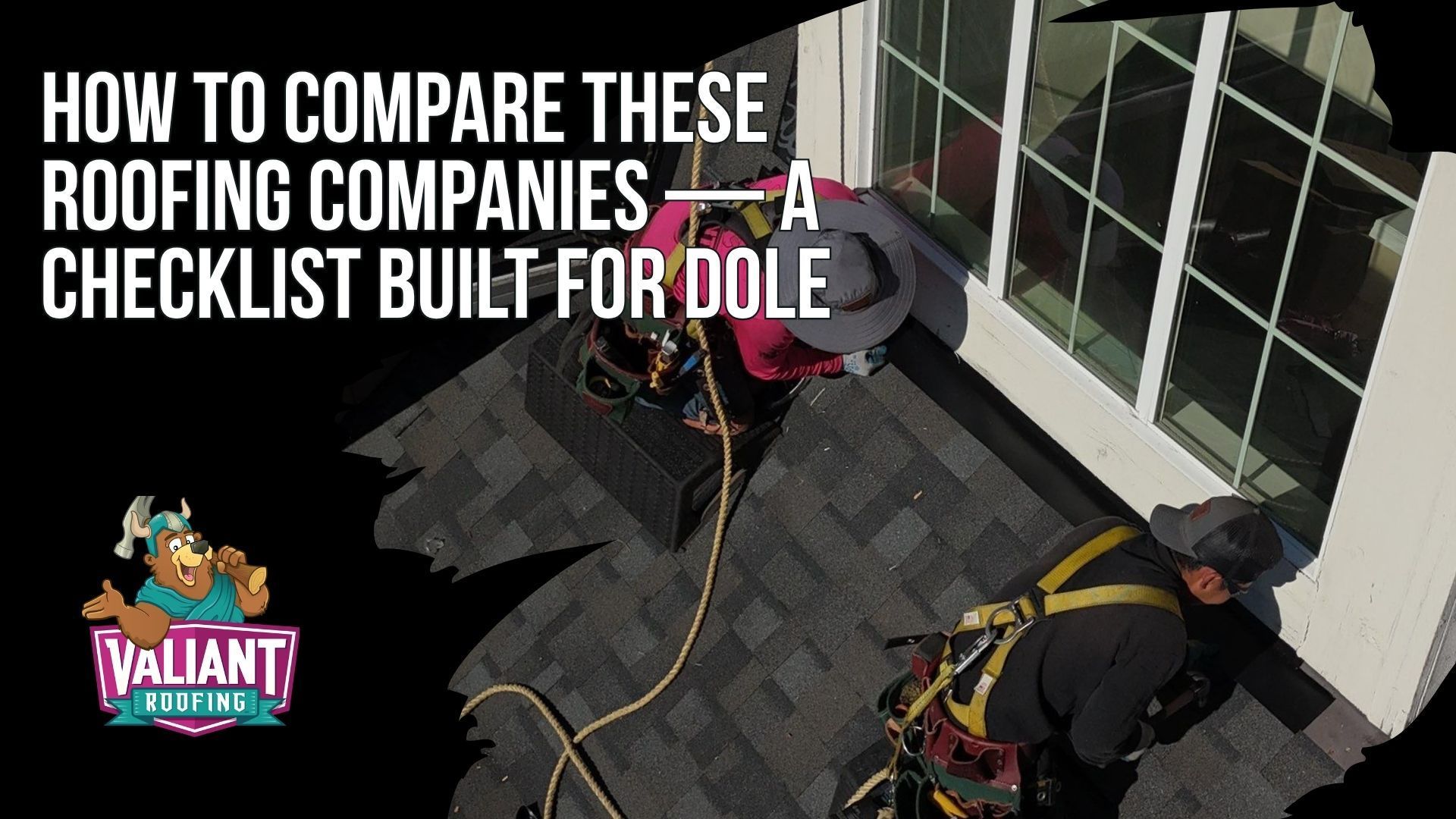 Comparing the Top Rated Roofing Companies in Dole, WA — A side-by-side comparison table graphic displaying the five best rated roofing contractors serving Dole and surrounding Clark County communities, showing Google ratings, phone numbers, primary services, service areas, years active, certifications, and standout features. This section lets Dole homeowners quickly compare Valiant Roofing (4.9 stars, Owens Corning Platinum Preferred, 50-year warranty), Ed's Economy Roofing (5.0 stars, family-owned since 1977), Warner Roofing (in-house crews since 1992), IBEX Roofing (1,200+ reviews, Google Guaranteed), and Cherry Roofing (Care Club program with 24/7/365 availability). Every company serves Dole as part of broader Clark County coverage. Valiant Roofing: 108 SE 124th Ave STE 8, Vancouver, WA 98684 — https://www.valiantroofing.com/locations/vancouver-wa.