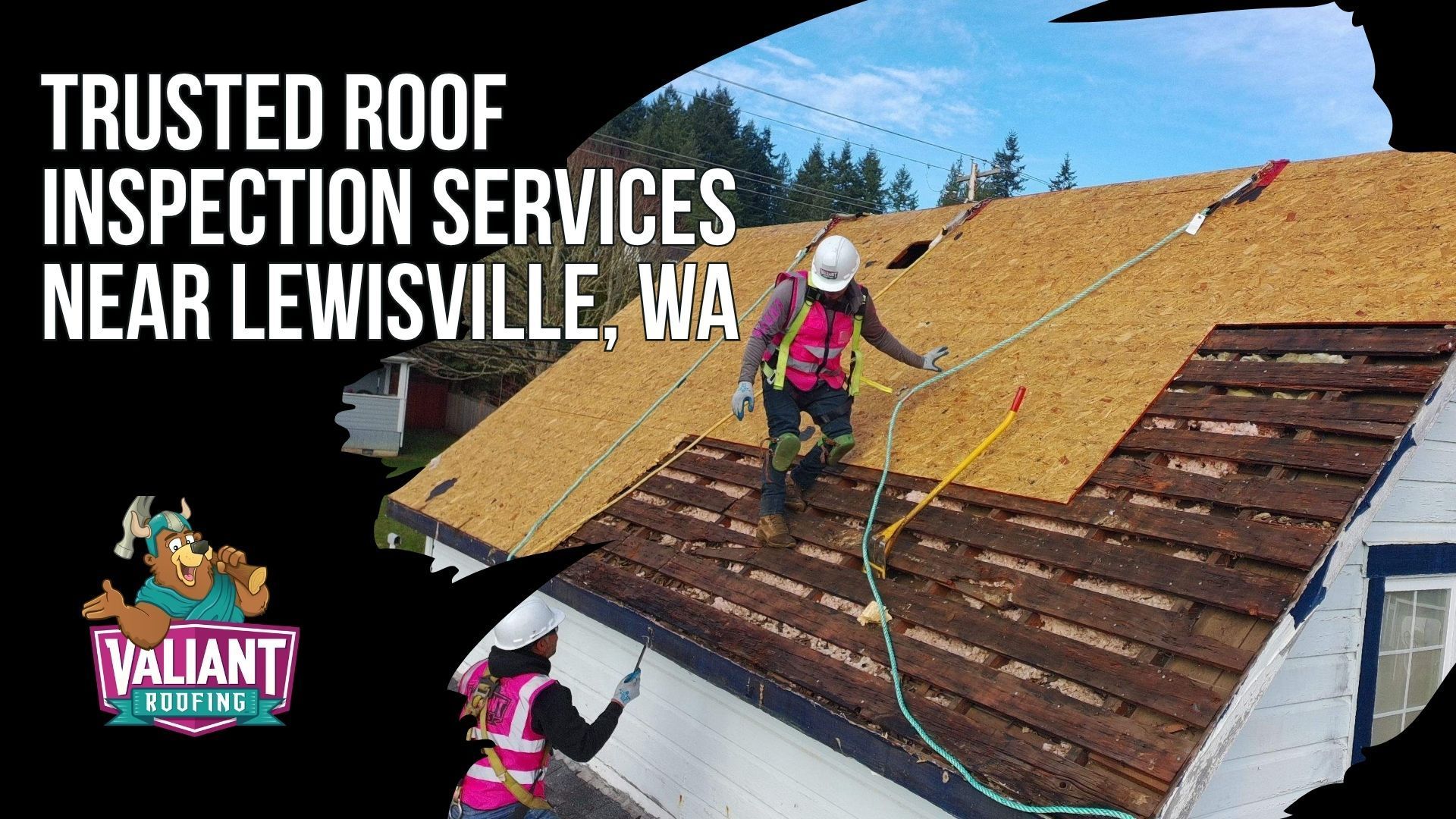 Trusted Roof Inspection Services Near Lewisville, WA
Roof inspection services near Lewisville, WA for homeowners, real estate clients and property managers. Every Valiant Roofing inspection is handled by a W-2 employee, never a commissioned salesman or third-party subcontractor, with each phase photo documented and a full written PDF report delivered the same day under the Owens Corning Platinum Preferred standard behind the installation work. One point of contact covers free inspections, certified residential inspections, storm damage documentation and pre-listing certification across the Lewisville CDP core, the Venersborg border, the Battle Ground city line and out toward Cherry Grove. 108 SE 124th Ave Suite 8, Vancouver, WA 98684. https://www.valiantroofing.com/locations/vancouver-wa