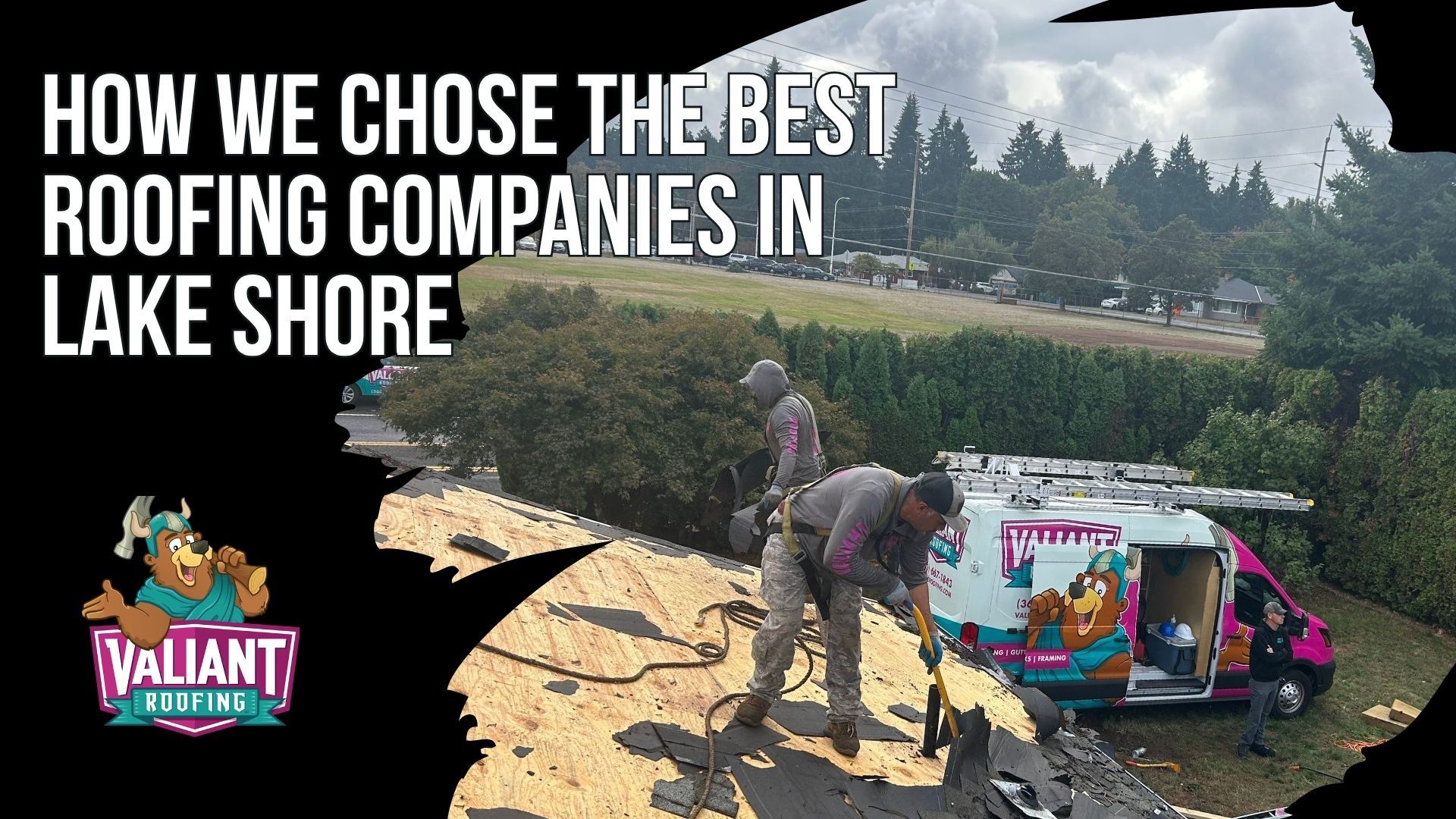 ## How We Chose the Best Roofing Companies in Lake Shore
We did not randomly select roofing companies for this list. Each contractor was evaluated using criteria specifically built for Lake Shore and Clark County homeowners, where constant rain, moss growth, and seasonal winds create real stress on roofing systems. We prioritized companies that understand moisture management, ventilation, and material performance in the Pacific Northwest, since those factors directly impact how long a roof will last.
Seasonality also matters in this area. Fall and winter bring peak leak issues, while summer is the primary replacement window, often booking out months in advance. The best roofers plan around these weather patterns and maintain consistent crews year-round. We analyzed Google review volume and detailed feedback to identify patterns in communication, cleanup, and warranty follow-through, not just star ratings. Licensing was verified through Washington State Labor & Industries, along with BBB standing, manufacturer certifications, and warranty strength. Based at 108 SE 124th Ave, Suite 8, Vancouver, WA 98684, Valiant Roofing provides a verified local presence you can review at [https://www.valiantroofing.com/locations/vancouver-wa](https://www.valiantroofing.com/locations/vancouver-wa). Companies ranked highest when they consistently demonstrated reliability, transparency, and strong performance across real Clark County roofing projects.
