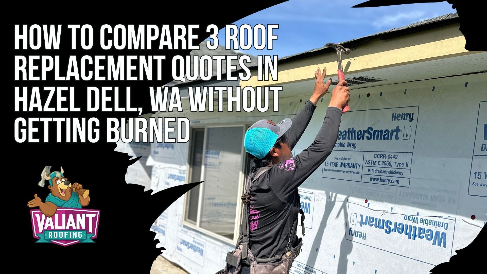 How to Compare 3 Roof Replacement Quotes in Hazel Dell, WA Without Getting Burned
Three quotes is the right number for Hazel Dell, WA homeowners weighing a roof replacement, with the real comparison being scope and materials rather than the bottom-line number. Roofing companies charge by cost per square foot plus service fees. A checklist runs through tear-off scope, underlayment type, ice and water shield coverage, the flashing plan for chimneys, walls, and valleys, new pipe boots, balanced ventilation, a written decking allowance, magnet sweep cleanup, and warranty terms in writing. Red flags include no business address, full payment up front, missing license numbers, vague 