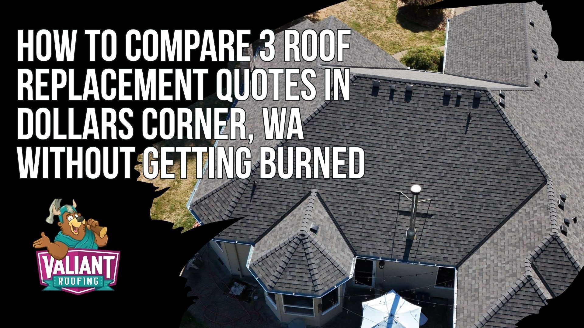 How to Compare 3 Roof Replacement Quotes in Dollars Corner, WA Without Getting Burned
Three quotes is the right number for Dollars Corner, WA homeowners weighing a roof replacement, with the real comparison being scope and materials rather than the bottom-line number. A solid quote checklist runs through tear-off scope, underlayment type, ice and water shield coverage, the flashing plan for chimneys, walls, and valleys, new pipe boots, balanced ventilation, a written decking allowance, magnet sweep cleanup, and warranty terms in writing. Red flags include no physical business address, demands for full payment up front, missing contractor license numbers, vague 