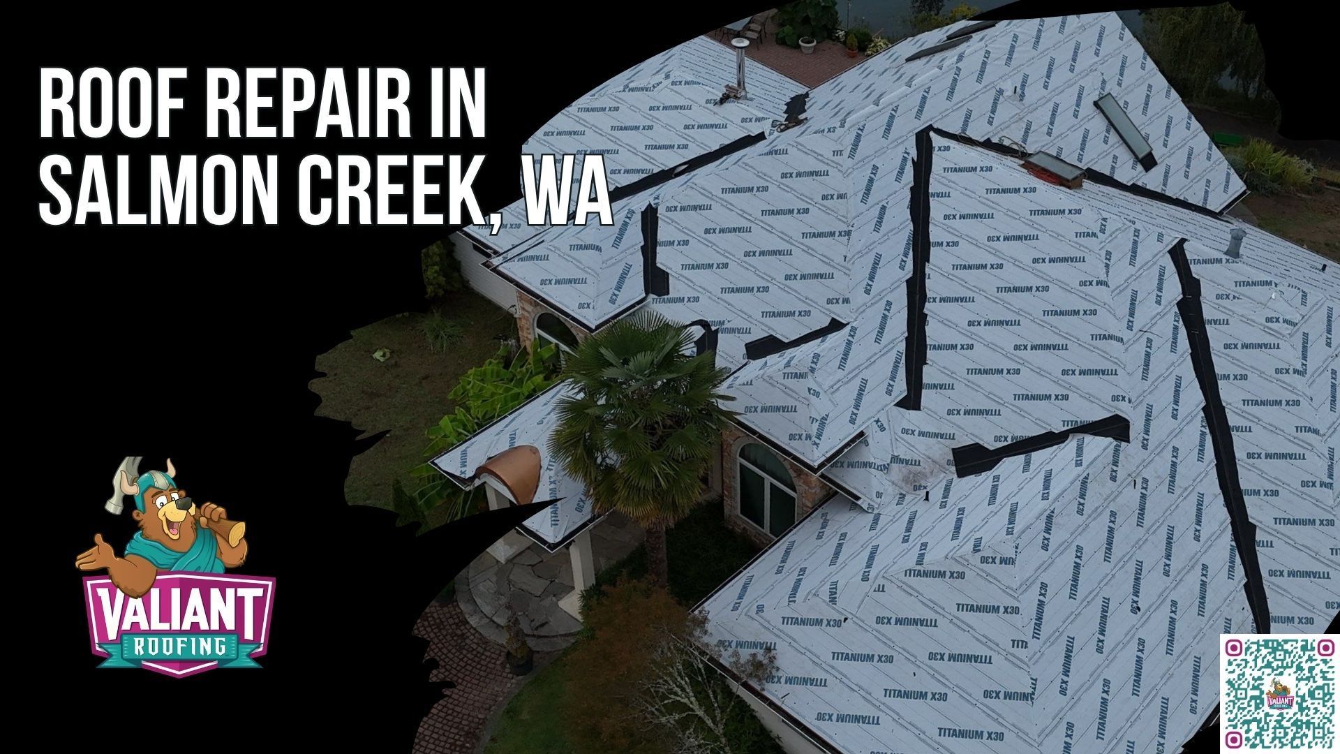  Roof Repair in Salmon Creek, WA | Emergency Roof Repair and Roof Leak Repair Across the I-5 / I-205 Corridor and the Salmon Creek Greenway, Owens Corning Platinum Preferred
Valiant Roofing provides roof repair in Salmon Creek, WA for homes ranging from 1970s properties near the Salmon Creek Greenway to newer construction around NE 134th and NE 139th Streets. This section covers leak diagnosis, flashing rebuilds, pipe boot replacement, decking repair, storm damage response, and asphalt shingle or metal panel correction across the corridor between I-5 and Whipple Creek. Experienced roofers provide inspections within 48 hours or same-day service for active leaks, with photos, clear pricing, and a written scope before work begins. Call 360-740-7017. Address: 108 SE 124th Ave Suite 8, Vancouver, WA 98684. URL: [https://www.valiantroofing.com/locations/vancouver-wa](https://www.valiantroofing.com/locations/vancouver-wa)
