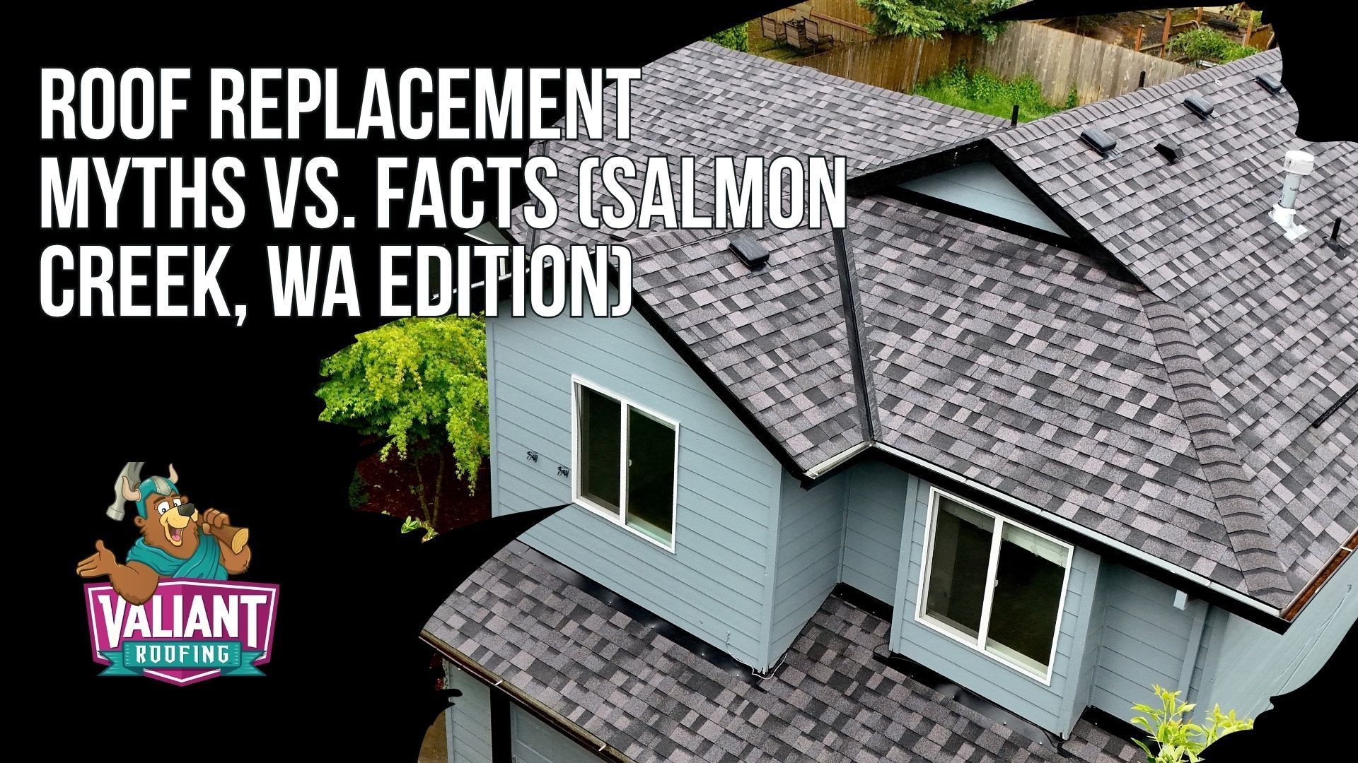 Roof Replacement Myths vs. Facts (Salmon Creek, WA Edition)
Salmon Creek, WA homeowners weighing a roof replacement run into a stack of recurring myths that Valiant Roofing breaks down with facts. Washington state limits roofs to two layers, and overlaying hides decking damage and voids warranties. Quote scope varies dramatically, so the cheapest bid often means subcontractors, skipped flashing, and missing pipe boots or decking allowance. Both the City of Vancouver and Clark County require permits for full replacements. Metal at $14.50 to $23.50 per square foot can pencil out against asphalt at $5.50 to $9.50 over a 50-year lifespan. Standard asphalt jobs in Salmon Creek take one to two days, and frequent repairs often signal it makes more sense to replace the roof entirely.
108 SE 124th Ave Suite 8, Vancouver, WA 98684
https://www.valiantroofing.com/locations/vancouver-wa