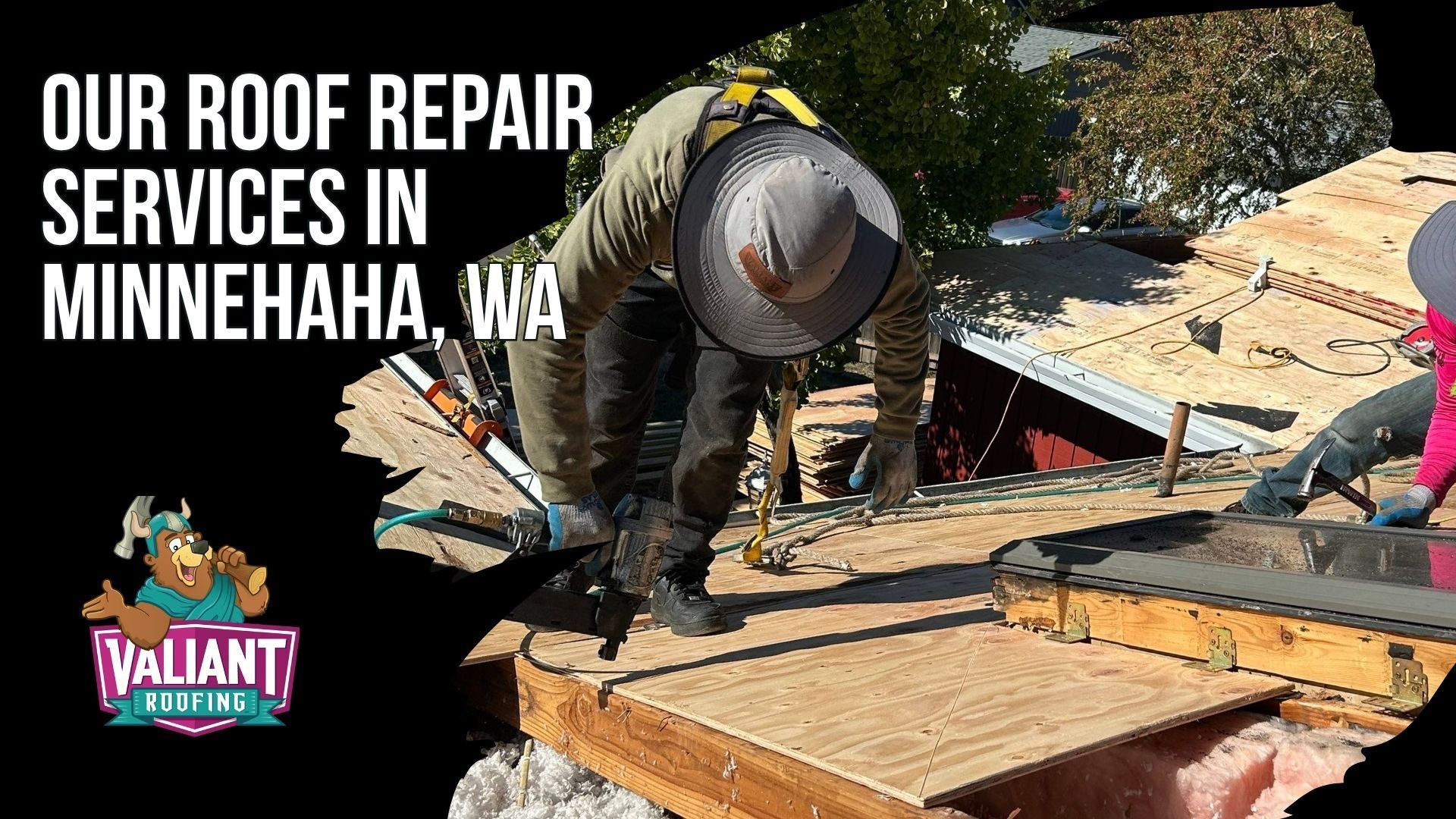 Our Roof Repair Services in Minnehaha, WA
Valiant Roofing provides roof repair services in Minnehaha, WA for asphalt shingles, metal roofing, F-Wave synthetic systems, cedar shake alternatives, and low-slope residential roofs. This section covers 24/7 emergency leak response, interior and exterior tarping, attic inspections, moisture tracing, flashing repair, damaged shingle replacement, moss treatment, multi-layer tear-off, decking replacement, gutter repair, and 32-point roof inspections with photo documentation. It also explains trace-to-source leak diagnosis, itemized estimates, and repair options using Owens Corning Duration and CertainTeed Landmark materials. Call 360-740-7017. Address: 108 SE 124th Ave Suite 8, Vancouver, WA 98684. URL: [https://www.valiantroofing.com/locations/vancouver-wa](https://www.valiantroofing.com/locations/vancouver-wa)
