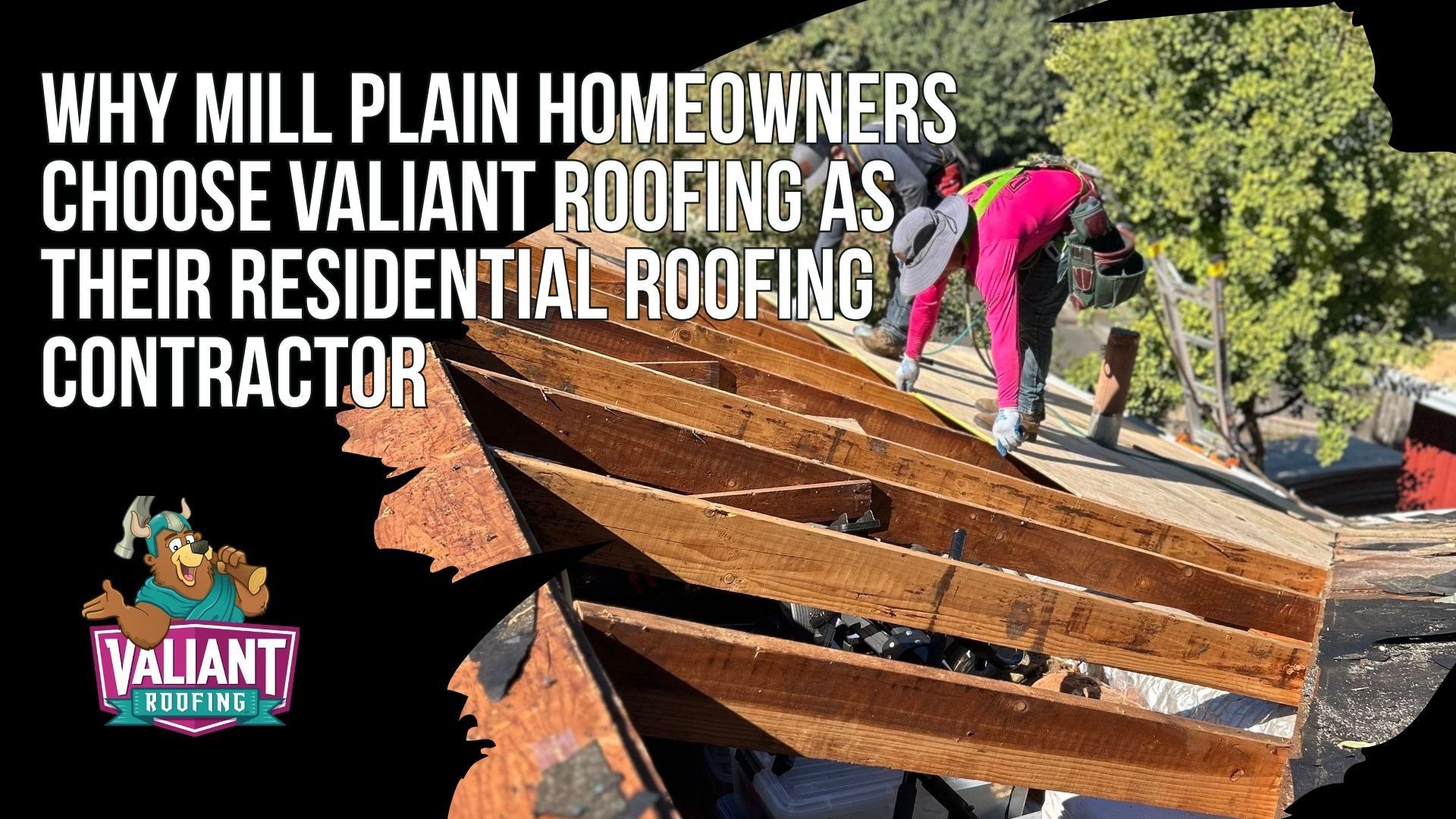 Why Mill Plain Homeowners Choose Valiant Roofing as Their Residential Roofing Contractor
Valiant Roofing serves Mill Plain homeowners with clear communication, honest recommendations, professional workmanship, fast response, and warranty-backed roofing service. Customers receive proactive updates from the initial estimate through the final walkthrough, with roofing options explained without pressure or unnecessary upselling. Crews keep work areas organized, install materials carefully, and pay attention to details from starter strips through ridge caps and cleanup. For urgent storm or roof damage, Valiant offers 24/7 availability with same-day or next-morning inspections when possible. Every project includes manufacturer and workmanship warranty coverage, with enhanced options available through Owens Corning Platinum Preferred status. Address: 108 SE 124th Ave Suite 8, Vancouver, WA 98684. URL: [https://www.valiantroofing.com/locations/vancouver-wa](https://www.valiantroofing.com/locations/vancouver-wa)
