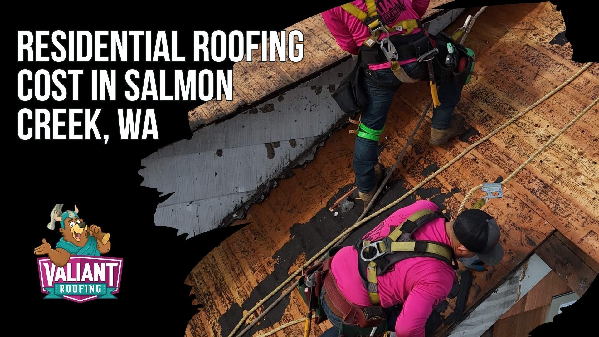 Residential Roofing Cost in Salmon Creek, WA
Valiant Roofing provides transparent residential roofing pricing in Salmon Creek, WA based on roof size, pitch, decking condition, material choice, flashing, ventilation, and gutter scope. Isolated roof repairs typically range from $300 to $2,500, while full roof replacement ranges from $8,000 to $25,000+. Free inspection estimates are $0, and Clark County permit costs are included within the project scope when applicable. Replacement pricing changes with square footage, roof complexity, labor, and safety requirements. Homeowners receive itemized written estimates showing exactly what is included, helping avoid unclear charges or scope changes after signing. Address: 108 SE 124th Ave Suite 8, Vancouver, WA 98684. URL: [https://www.valiantroofing.com/locations/vancouver-wa](https://www.valiantroofing.com/locations/vancouver-wa)
