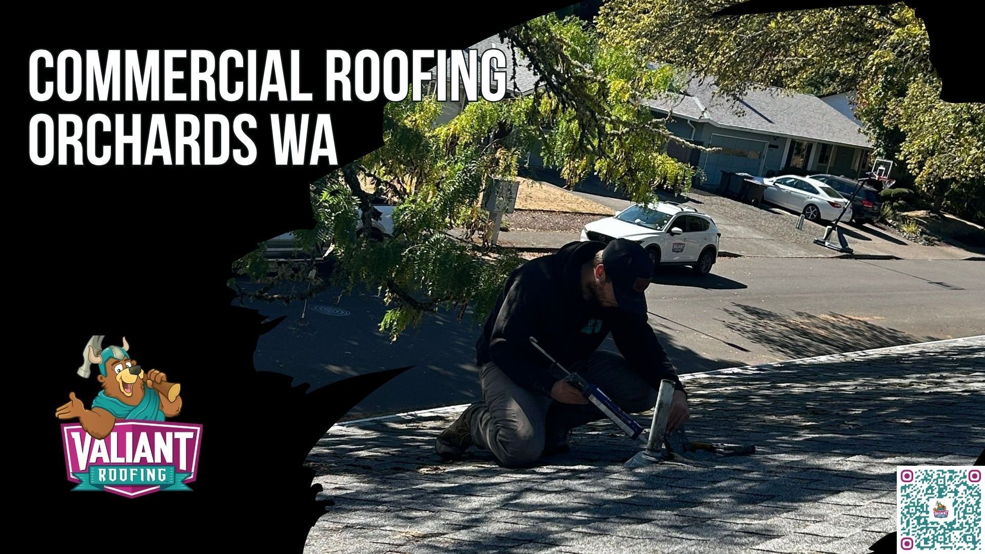 Commercial Roofing Orchards WA: TPO, PVC, Metal, and Flat Roof Systems That Outlast Pacific Northwest Winters
Valiant Roofing provides commercial roofing in Orchards, WA, for retail, medical offices, auto service, multifamily, and light industrial properties near NE Fourth Plain Boulevard and NE 117th Avenue. Local roofs face roughly 42 inches of annual rain, making durable flat, metal, and single-ply systems important for long-term performance. Valiant holds WA contractor license VALIARL813LM, Owens Corning Platinum Preferred status, a BBB A+ rating, and more than 230 verified five-star Google reviews. The company is known for responsive service, regional expertise, and quality commercial roofing work across Clark County. Address: 108 SE 124th Ave Suite 8, Vancouver, WA 98684. URL: [https://www.valiantroofing.com/locations/vancouver-wa](https://www.valiantroofing.com/locations/vancouver-wa)
