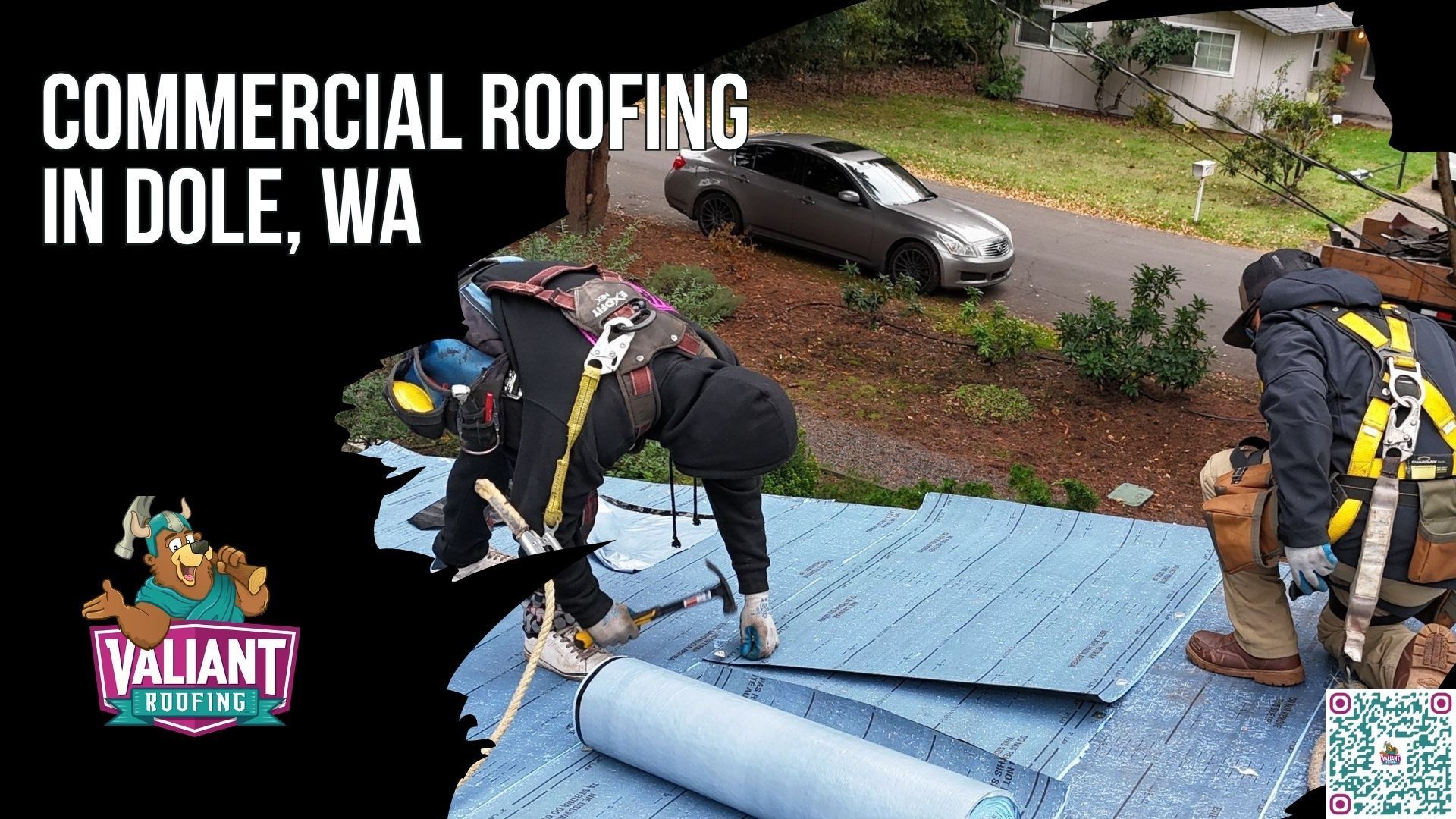 Commercial Roofing in Dole, WA | TPO, PVC & Metal Flat Roof Installation, Repair & Inspection
Valiant Roofing provides commercial roofing services in Dole, WA, for agricultural buildings, ranches, processing facilities, equipment storage, and small commercial properties in ZIP 98675. Services include TPO, PVC, and metal roof installation, repair, inspection, emergency leak response, and temporary tarping. Free 47-point commercial roof inspections include same-day response and a written photo report within 24 hours. Valiant Roofing holds WA L&I License VALIARL813LM, BBB accreditation, Owens Corning Platinum Preferred status, and 230+ verified five-star Google reviews. Address: 108 SE 124th Ave Suite 8, Vancouver, WA 98684. URL: https://www.valiantroofing.com/locations/vancouver-wa