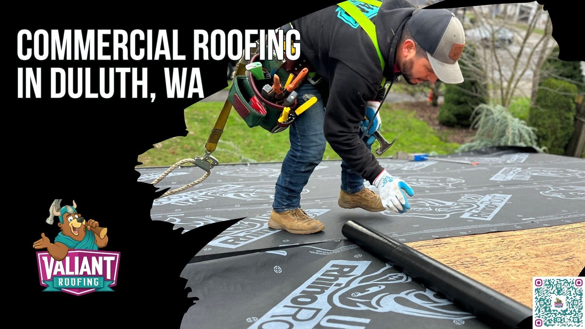 Commercial Roofing in Duluth, WA | TPO, PVC & Metal Flat Roof Installation, Repair & Inspection
Valiant Roofing provides commercial roofing services in Duluth, WA, for suburban commercial buildings, retail strips, professional offices, multifamily properties, and small light-industrial facilities in ZIP 98642 and surrounding north Clark County. Services include TPO, PVC, and metal roof installation, repair, inspection, emergency leak response, and temporary tarping. Free 47-point commercial roof inspections include same-day response and a written photo report within 24 hours. Valiant Roofing holds WA L&I License VALIARL813LM, BBB accreditation, Owens Corning Platinum Preferred status, and 230+ verified five-star Google reviews. Address: 108 SE 124th Ave Suite 8, Vancouver, WA 98684. URL: https://www.valiantroofing.com/locations/vancouver-wa