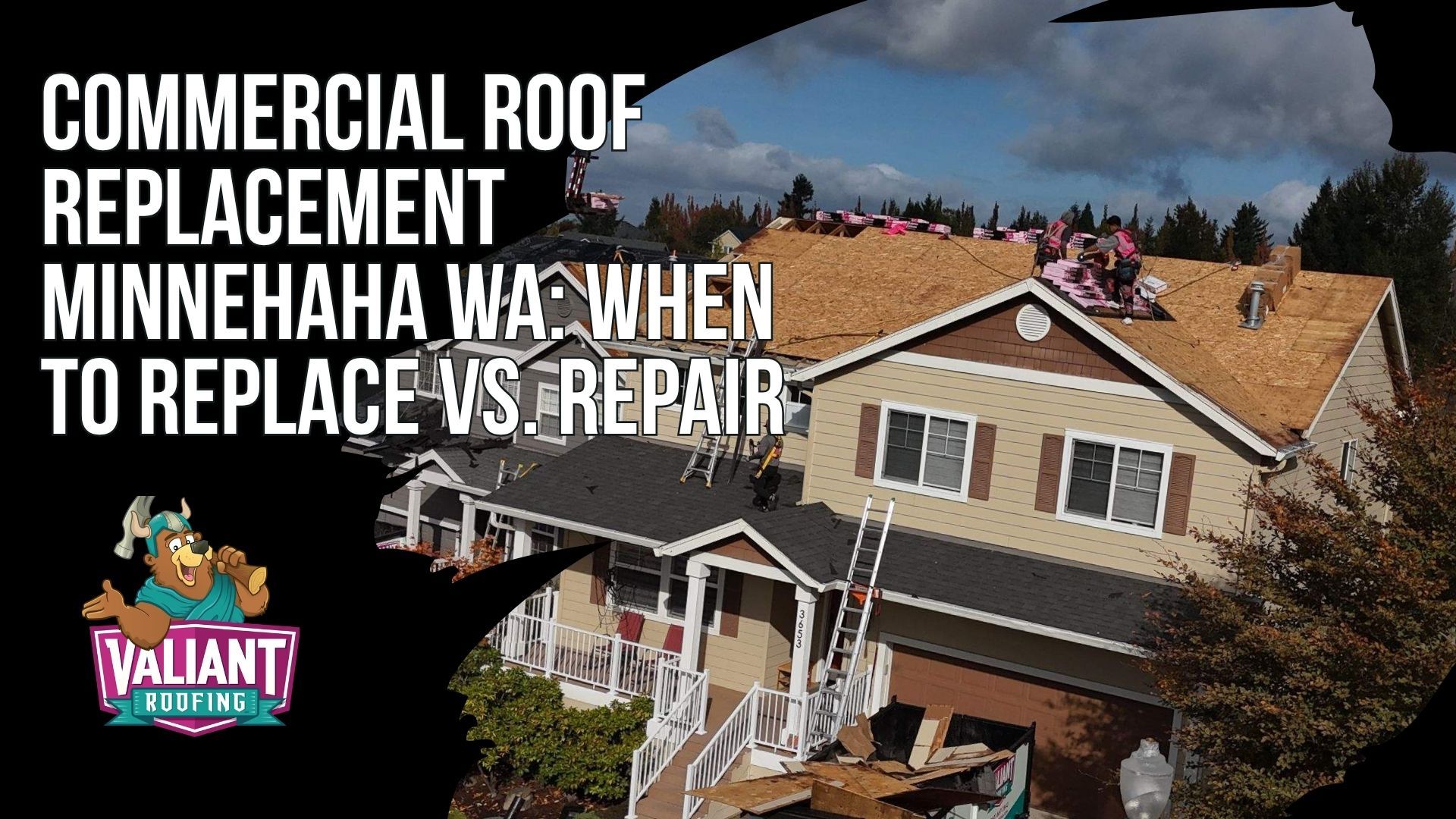 Commercial Roof Replacement Minnehaha WA: When to Replace vs. Repair
Valiant Roofing helps Minnehaha property owners decide between repair and replacement using documented roof conditions rather than unnecessary upselling. Repair may be appropriate for TPO or PVC membranes under 15 years old, isolated leaks, sound decking, intact insulation, and repair costs under 25% of replacement. Replacement is recommended when roofs exceed 20 years, leaks recur across multiple zones, insulation is saturated, decking is damaged, seams fail system-wide, or repair costs exceed 35% of replacement. Each inspection includes roof-zone condition ratings and a repair-versus-replace analysis for capital planning. Address: 108 SE 124th Ave Suite 8, Vancouver, WA 98684. URL: [https://www.valiantroofing.com/locations/vancouver-wa](https://www.valiantroofing.com/locations/vancouver-wa)
