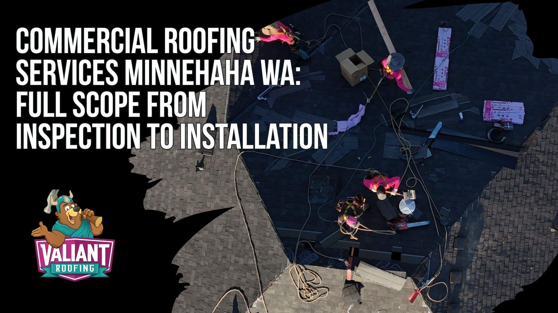 Commercial Roofing Services Minnehaha WA: Full Scope from Inspection to Installation
Valiant Roofing provides commercial roofing services in Minnehaha, WA, covering documented inspections, TPO, PVC, EPDM, metal, modified bitumen, repairs, replacement, and new installation. Inspections review roof surfaces, penetrations, flashing, drains, moisture evidence, shingles, gutters, and structural conditions with photo reports and itemized estimates. Repair services address seams, drains, flashing, curbs, blisters, storm damage, and emergency tarping. Replacement and installation include tear-off, deck repair, insulation, code compliance, warranty documentation, and final walkthroughs.  Address: 108 SE 124th Ave Suite 8, Vancouver, WA 98684. URL: [https://www.valiantroofing.com/locations/vancouver-wa](https://www.valiantroofing.com/locations/vancouver-wa)
