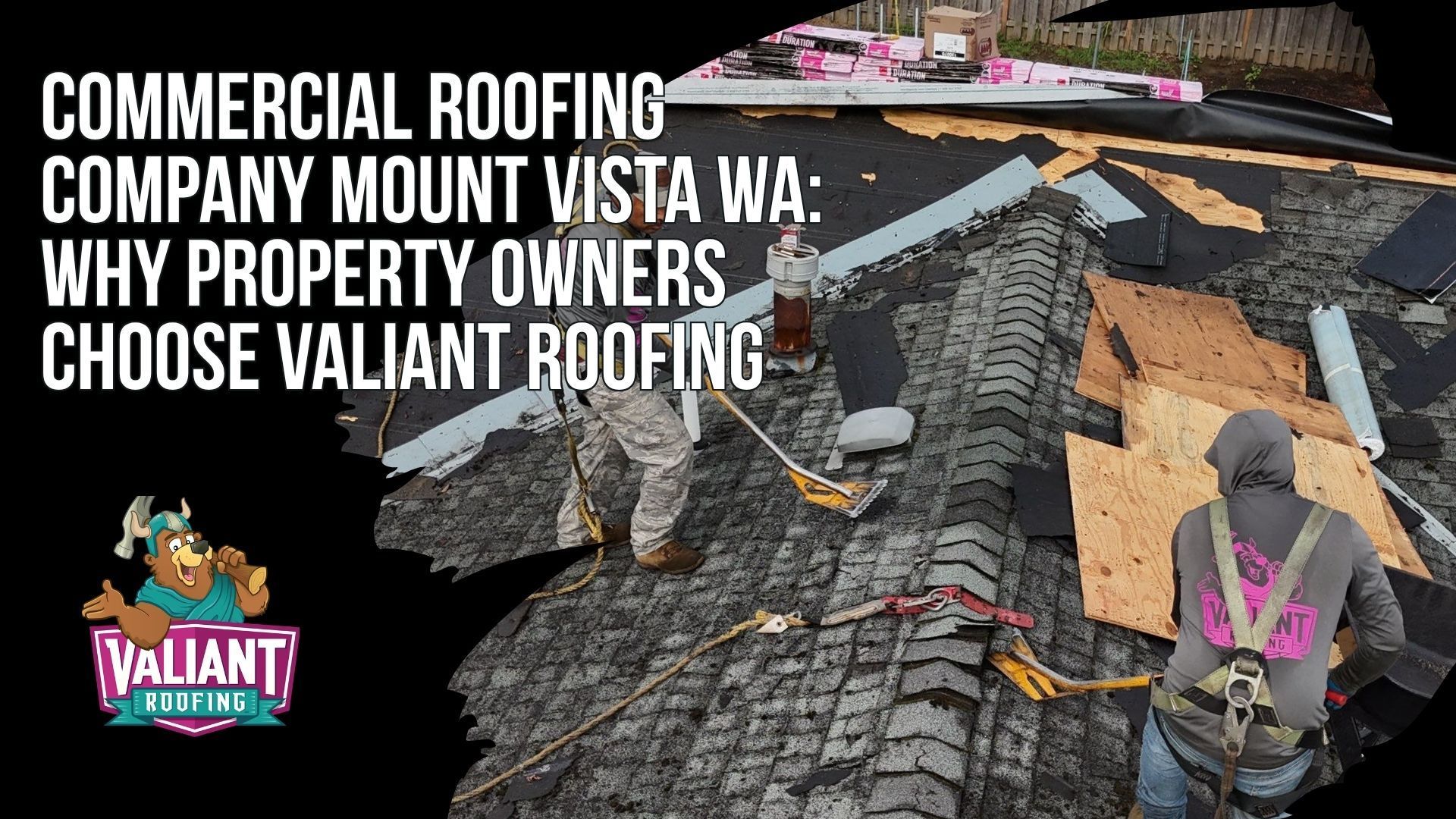 Commercial Roofing Company Mount Vista WA: Why Property Owners Choose Valiant Roofing
Valiant Roofing serves Mount Vista commercial properties with Owens Corning Platinum Preferred status, WA contractor license VALIARL813LM, commercial general liability and workers compensation coverage, and CertainTeed SELECT ShingleMaster certification. Every commercial project is photo-documented before, during, and after installation to support quality verification, warranties, and future maintenance. Valiant also provides 24/7 emergency response for storm damage, severe leaks, blocked drains, and other urgent roofing issues. The company holds a BBB A+ rating and offers extended warranty options through its manufacturer certifications. Address: 108 SE 124th Ave Suite 8, Vancouver, WA 98684. URL: [https://www.valiantroofing.com/locations/vancouver-wa](https://www.valiantroofing.com/locations/vancouver-wa)
