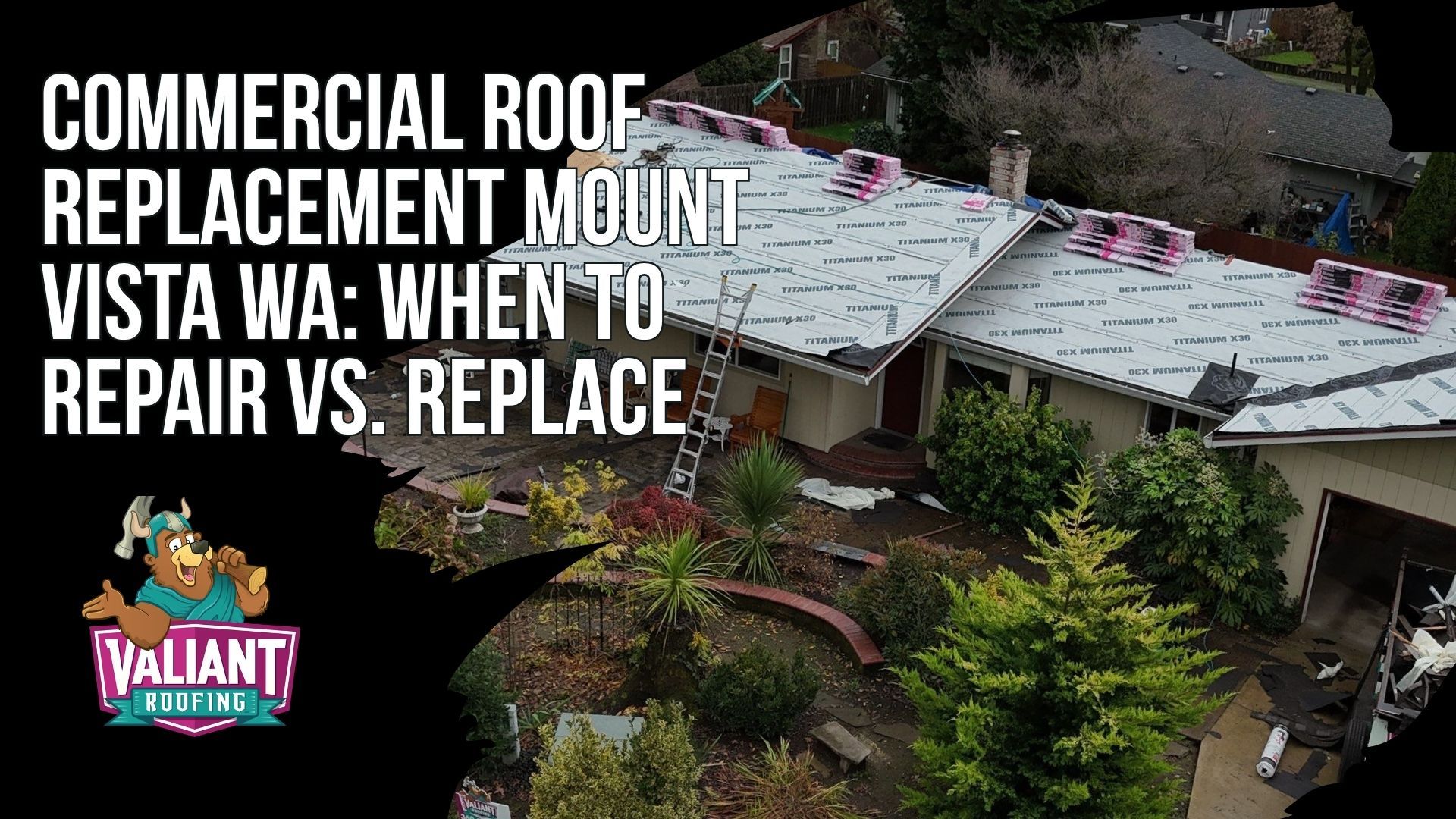 Commercial Roof Replacement Mount Vista WA: When to Repair vs. Replace
Valiant Roofing helps Mount Vista commercial property owners decide between repair and replacement using documented roof conditions and cost context. Repair may be appropriate for TPO or PVC roofs under 15 years old, isolated leaks, sound decking, intact insulation, and repair costs under 25% of replacement. Replacement is recommended for roofs over 20 years old, recurring leaks, saturated insulation, deck rot, poor ventilation, systemic seam failure, or repair costs above 35%. Inspections also consider moss, algae, energy-code performance, and moisture risks, with roof-zone ratings to support capital planning. Address: 108 SE 124th Ave Suite 8, Vancouver, WA 98684. URL: [https://www.valiantroofing.com/locations/vancouver-wa](https://www.valiantroofing.com/locations/vancouver-wa)
