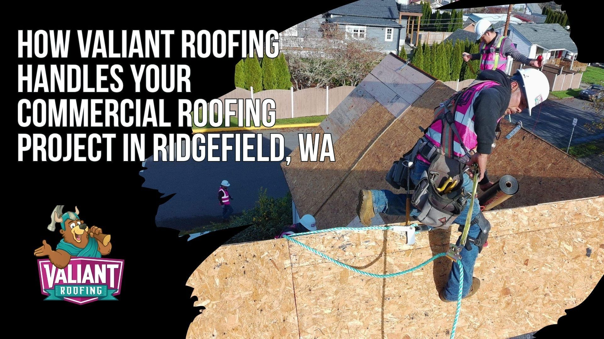 How Valiant Roofing Handles Your Commercial Roofing Project in Ridgefield, WA
Valiant Roofing follows a five-step process for Ridgefield commercial roofing projects, beginning with scheduling and an on-site assessment of roof surfaces, drainage, ventilation, HVAC areas, interior conditions, and moisture concerns. Property owners receive a photo-documented report with repair or replacement recommendations, costs, permitting, materials, and warranty options. Planning covers timelines, operating schedules, and seasonal risks. Installation follows manufacturer specifications for TPO, PVC, metal, and other roofing materials, with photos documenting key stages. After completion, Valiant provides follow-up guidance and warranty support. Address: 108 SE 124th Ave Suite 8, Vancouver, WA 98684. URL: [https://www.valiantroofing.com/locations/vancouver-wa](https://www.valiantroofing.com/locations/vancouver-wa)
