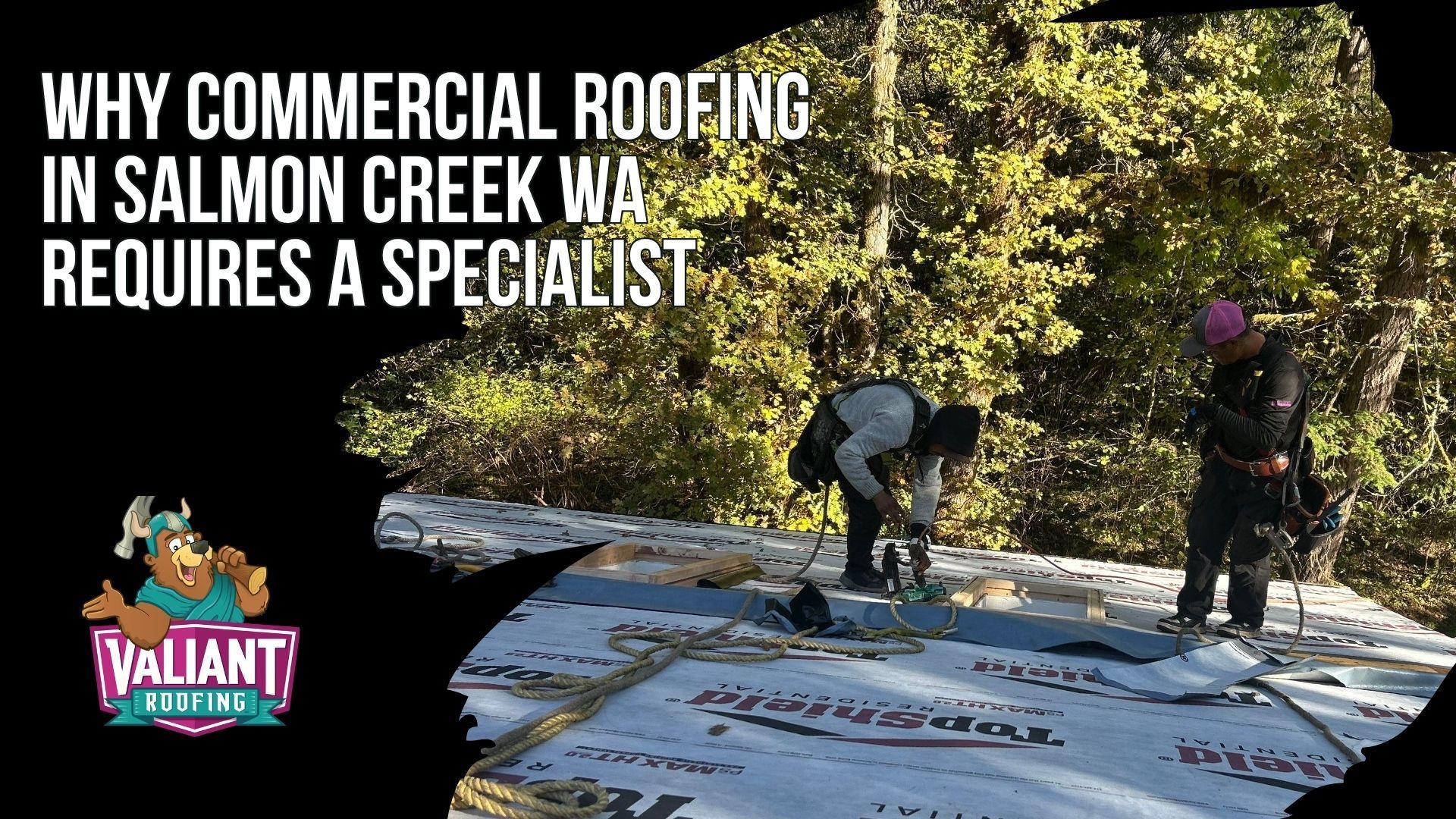 Why Commercial Roofing in Salmon Creek WA Requires a Specialist
Commercial roofs in Salmon Creek, WA, face different risks across older strip centers and newer medical, retail, office, and service buildings. Older properties may have multiple membrane layers that trap moisture and make leaks difficult to trace, while newer TPO and EPDM roofs may be approaching the 20-to-25-year design-life range. Other local failure drivers include aging HVAC penetrations, ponding water, thermal cycling, blocked drains from leaves and needles, freeze-thaw exposure, and moss growth. Valiant Roofing uses photo-documented, zone-by-zone inspections to identify these conditions before recommending repair or replacement. Address: 108 SE 124th Ave Suite 8, Vancouver, WA 98684. URL: [https://www.valiantroofing.com/locations/vancouver-wa](https://www.valiantroofing.com/locations/vancouver-wa)
