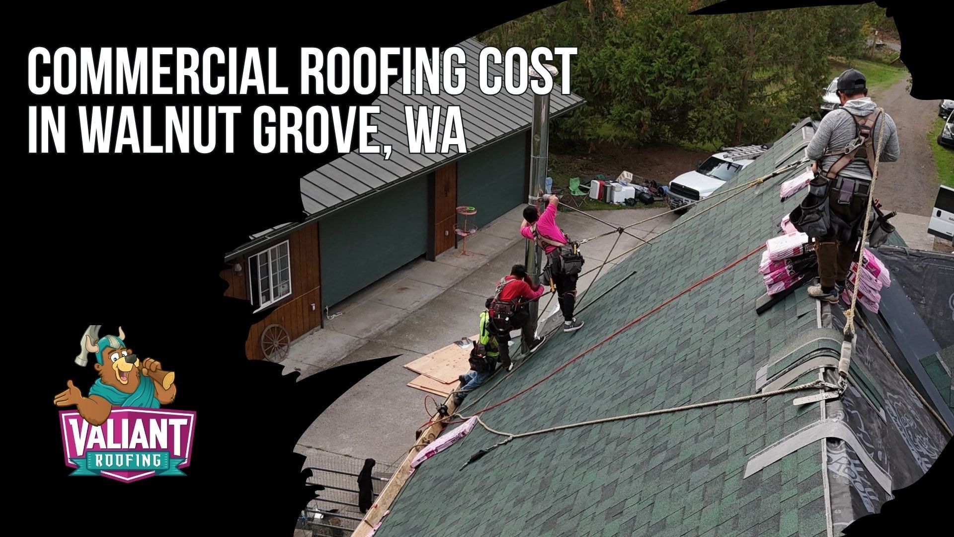 Commercial Roofing Cost in Walnut Grove, WA
Valiant Roofing publishes 2026 commercial roofing cost ranges to help Walnut Grove property owners compare options by system, roof size, deck condition, tear-off layers, penetrations, and complexity. Low-slope TPO, PVC, and EPDM range from $10.50 to $18.50 per sq ft, standing seam metal from $14.50 to $23.50+, and architectural asphalt from $5.50 to $9.50 per sq ft. Tear-off runs $1,000 to $3,000, while decking replacement costs $85 to $125 per plywood sheet. Larger 10,000+ sq ft commercial roofs are quoted individually based on drains, parapets, insulation, HVAC curbs, walkway coverage, and code upgrades. Financing is also available. Address: 108 SE 124th Ave Suite 8, Vancouver, WA 98684. URL: [https://www.valiantroofing.com/locations/vancouver-wa](https://www.valiantroofing.com/locations/vancouver-wa)
