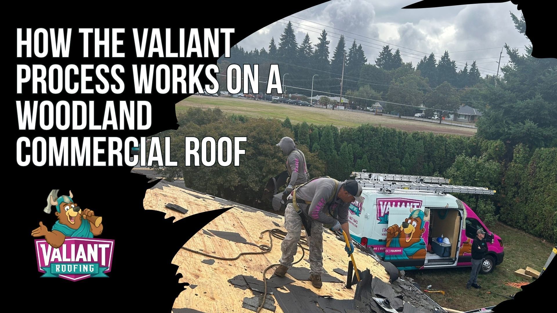 How the Valiant Process Works on a Woodland Commercial Roof
Valiant Roofing follows a nine-step commercial roofing process in Woodland, WA, beginning with a free 47-point inspection covering membranes, drains, parapets, HVAC curbs, exhaust penetrations, flashings, and skylights. Within 24 hours, clients receive a timestamped photo report with severity ratings, repair recommendations, and industrial process-load notes when relevant. The process continues with an itemized estimate, permitting, tear-off, deck inspection, ISO board, vapor barrier, membrane installation, edge metal, scupper work, and walkway pads. Every layer is photo-documented, followed by an independent inspection, manufacturer NDL warranty registration, and optional twice-yearly maintenance. Address: 108 SE 124th Ave Suite 8, Vancouver, WA 98684. URL: [https://www.valiantroofing.com/locations/vancouver-wa](https://www.valiantroofing.com/locations/vancouver-wa)
