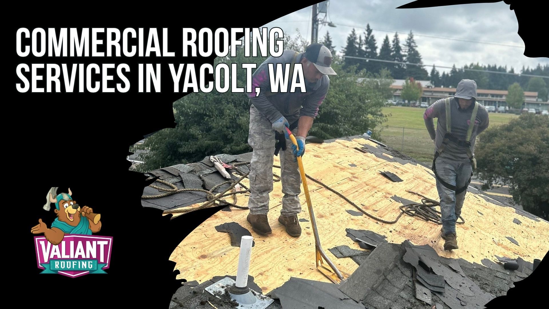 Commercial Roofing Services in Yacolt, WA
Valiant Roofing provides commercial roofing services in Yacolt, WA, for small commercial buildings, wineries, agricultural facilities, municipal properties, schools, churches, medical offices, tourism venues, and forest-edge structures. Services include roof repair, flat roof installation, TPO, PVC, EPDM, modified bitumen, standing seam and corrugated metal, industrial roofing, emergency repairs, and free 47-point inspections. Projects account for Yacolt’s 699-foot elevation, snow loads, freeze-thaw exposure, drainage, ice dams, and wildfire-zone detailing. Valiant uses documented inspections, manufacturer-spec installation, photo records, warranty support, and 24/7 emergency response. Address: 108 SE 124th Ave Suite 8, Vancouver, WA 98684. URL: [https://www.valiantroofing.com/locations/vancouver-wa](https://www.valiantroofing.com/locations/vancouver-wa)
