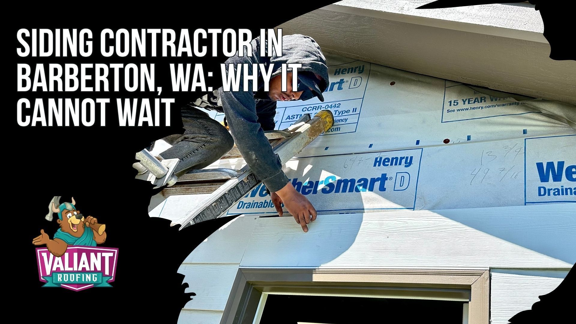 Siding Contractor in Barberton, WA: Why It Cannot Wait
Siding damage in Barberton, WA can allow moisture to enter the wall system, leading to hidden rot, structural damage, and costly repairs. Warning signs include cracked boards, soft spots, peeling paint, swollen lap joints, exposed nails, and dark staining near windows or trim. Valiant Roofing inspects siding, sheathing, flashing, trim, windows, doors, and roof-to-wall transitions, using photo documentation to show what can be repaired and what may need replacement. Homes near Vancouver Lake and Salmon Creek can face higher humidity and longer moisture exposure, while older homes may have missing kickout flashing or aging weather barriers. Early inspections help identify these problems before damage spreads. Address: 108 SE 124th Ave Suite 8, Vancouver, WA 98684.