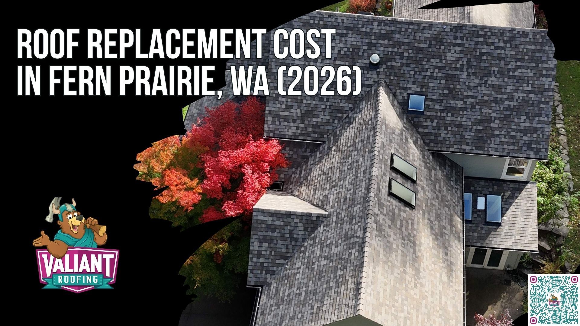 Fern Prairie WA Roof Replacement Cost Guide for 2026 With Price Ranges and Permit Rules
The opening section of a Fern Prairie, Washington roof replacement guide sets the 2026 pricing picture for this unincorporated community east of Camas, putting most projects between $12,000 and $40,000 and pointing to the easterly winds and Columbia River Gorge forest canopy that drive hidden moisture buildup many local roofers overlook. A quick answer snapshot table sits beside the intro copy, breaking down the average full roof range, the $4.35 to $11.00 cost per square foot, standing seam metal at $20,000 to $40,000, tear off and disposal at $1,000 to $3,000, structural decking at $85 to $125 per sheet, and installation costs that run from $7,000 to $18,000 depending on material, complexity, and labor.
Address: 108 SE 124th Ave Suite 8, Vancouver, WA 98684
URL: https://www.valiantroofing.com/locations/vancouver-wa