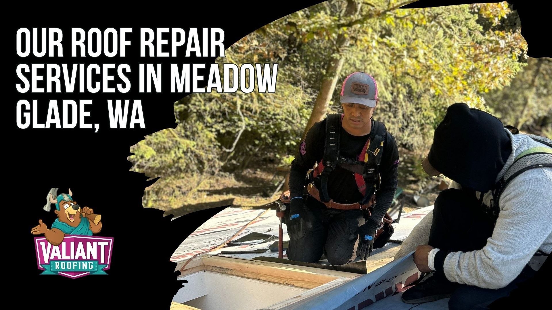 Our Roof Repair Services in Meadow Glade, WA
Valiant Roofing provides residential roof repair in Meadow Glade, WA, starting with a free on-site inspection, CompanyCam photo documentation, and a written line-item estimate. Services include 24/7 emergency roof repair, leak tracing, asphalt shingle and metal roof repair, flashing and penetration repair, damaged shingle replacement, moss removal, decking replacement, gutter repair, attic ventilation checks, and written photo reports. Emergency response includes tarping, interior containment, storm damage restoration, and permanent repair within 48-96 hours when conditions allow. Address: 108 SE 124th Ave Suite 8, Vancouver, WA 98684. URL: [https://www.valiantroofing.com/locations/vancouver-wa](https://www.valiantroofing.com/locations/vancouver-wa)
