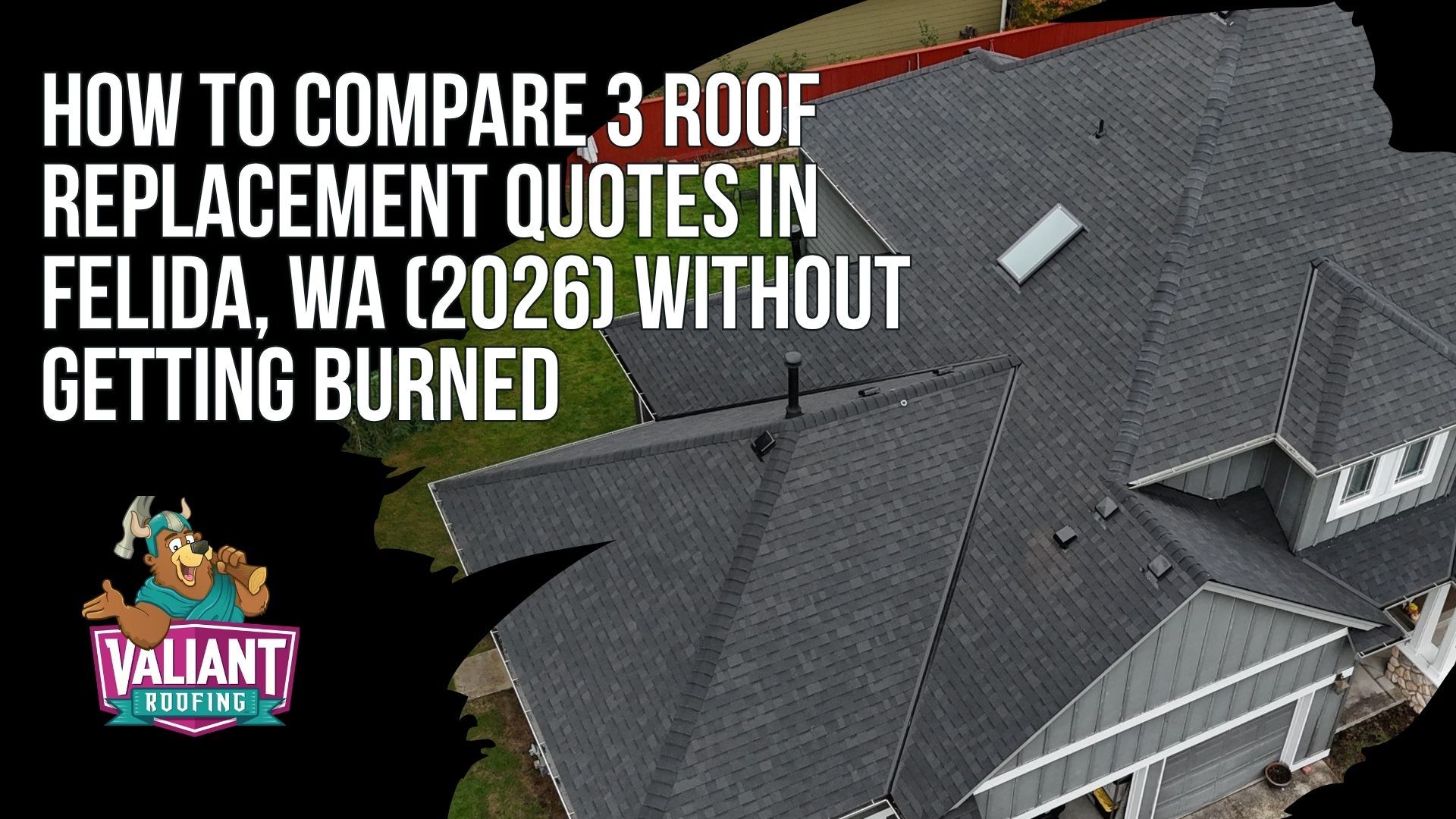 How to Compare 3 Roof Replacement Quotes in Felida, WA (2026) Without Getting Burned
Three quotes in hand for a Felida, WA roof replacement should each list a specific roof square footage, name the shingle product like Owens Corning Duration Architectural, separate tear-off, underlayment, flashing, labor, and disposal as line items, and spell out warranty type and duration. Each bid should be valid for 14 to 30 days with the Washington State contractor license number and insurance listed. Red flags include 