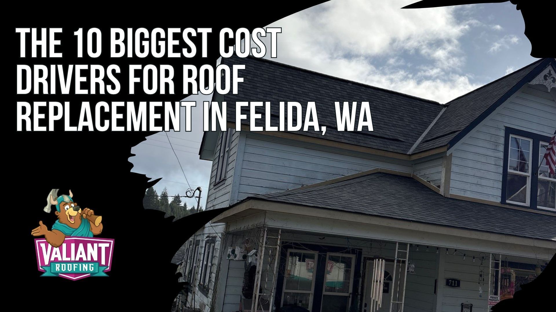 The 10 Biggest Cost Drivers for Roof Replacement in Felida, WA
Felida, WA roof replacement quotes shift up or down based on ten cost adders Valiant Roofing tracks on every bid. Roof pitch can add up to $500 per percent of steepness, flashing for dormers and valleys runs $300 to $2,000 and up, decking replacement lands $85 to $125 per sheet, and tear-off with disposal adds $1,000 to $3,000 or more on multi-layer roofs. Ventilation upgrades, ridge vent versus static vents, gutter repair, moss prevention treatments, and emergency tarping each carry their own range. The metal roof premium reaches $14,000 to $25,000 and up. Decking is the biggest wildcard since Felida's moss and moisture environment means most homes need 1 to 3 sheets of replacement, with some reaching 5 to 10 sheets.
108 SE 124th Ave Suite 8, Vancouver, WA 98684
https://www.valiantroofing.com/locations/vancouver-wa