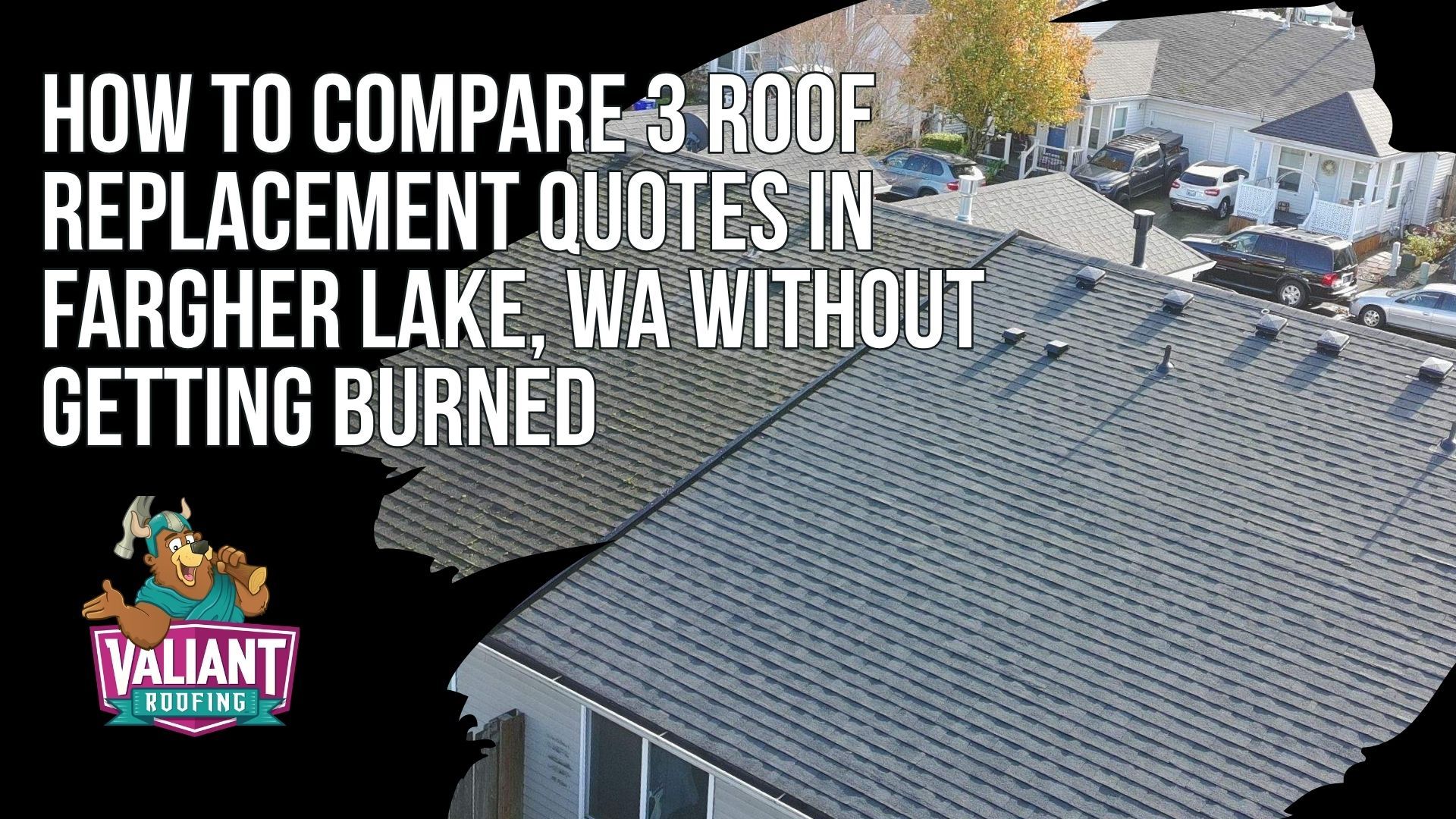 How Fargher Lake Homeowners Compare Three Roof Replacement Quotes the Right Way
A quote comparison checklist anchors the section, giving Fargher Lake, Washington property owners a clear framework for stacking three roofing bids side by side without getting burned on scope or materials. The table walks through the categories that actually move price and quality, covering tear off scope, underlayment type, ice and water shield coverage at valleys and eaves, the flashing plan around chimneys and walls, new pipe boot inclusion, balanced ventilation, written decking allowances, cleanup steps, and warranty terms, with two columns sorting strong bids from weak ones. A red flag list runs beneath it, calling out missing addresses, full payment demands, absent license numbers, vague material specs, same day signing pressure, and lowball bids thirty percent under the field.
Address: 108 SE 124th Ave Suite 8, Vancouver, WA 98684
URL: https://www.valiantroofing.com/locations/vancouver-wa