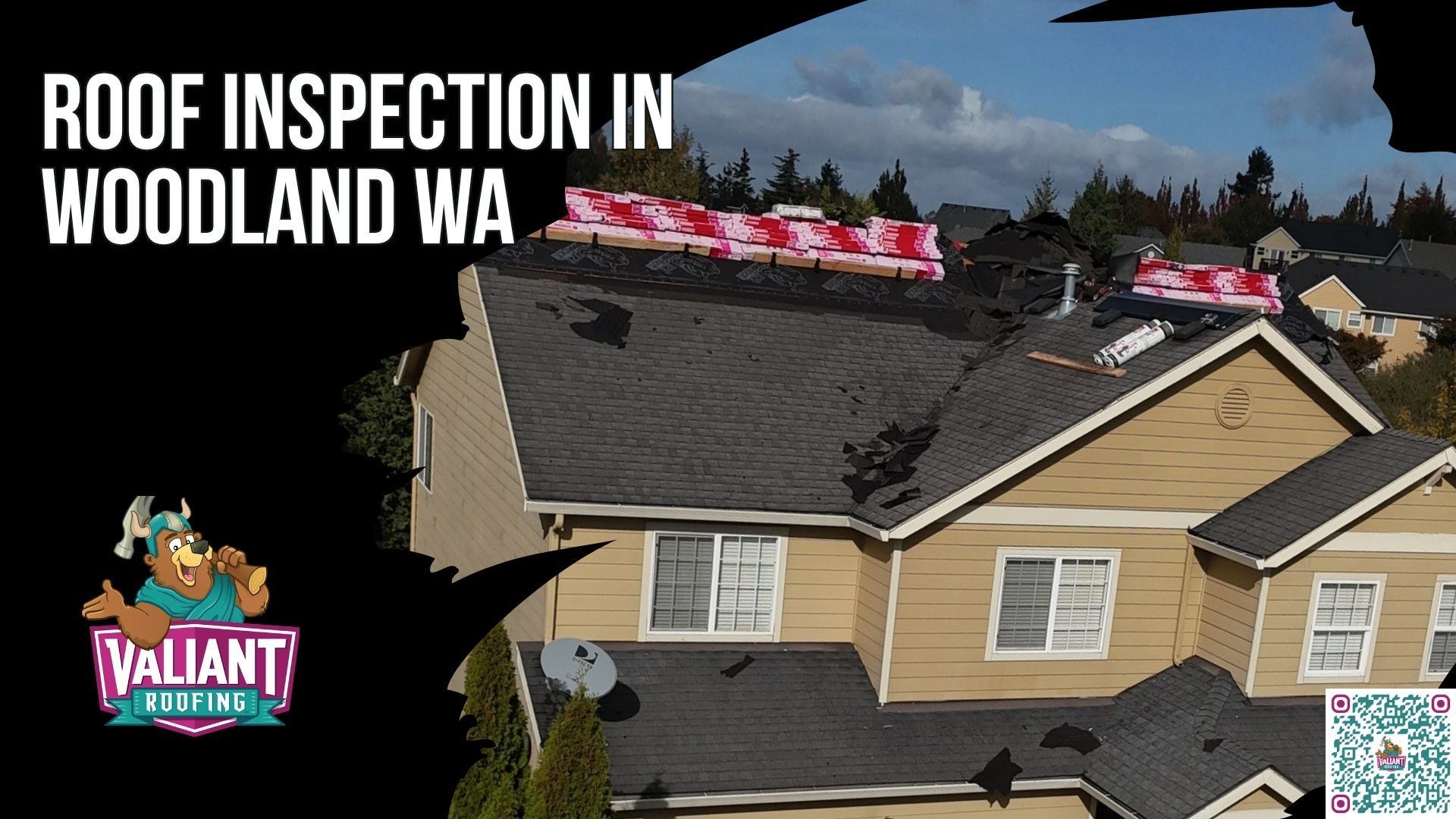 Roof Inspection in Woodland WA | Free Certified 21-Point Reports by Valiant Roofing
Valiant Roofing provides free roof inspections in Woodland, WA, in Cowlitz and Clark County. A licensed professional checks shingles, flashing, vents, valleys, decking, and attics, photographs each finding, and provides a 21-point report. Inspections help identify leaks, damaged shingles, ventilation issues, storm damage, and early water damage caused by Woodlandโs heavy rainfall and persistent moisture. Valiant Roofing is Owens Corning Platinum Preferred, holds WA License VALIARL813LM and OR CCB #227641, and has 230+ five-star Google reviews. Address: 108 SE 124th Ave Suite 8, Vancouver, WA 98684. URL: https://www.valiantroofing.com/locations/vancouver-wa