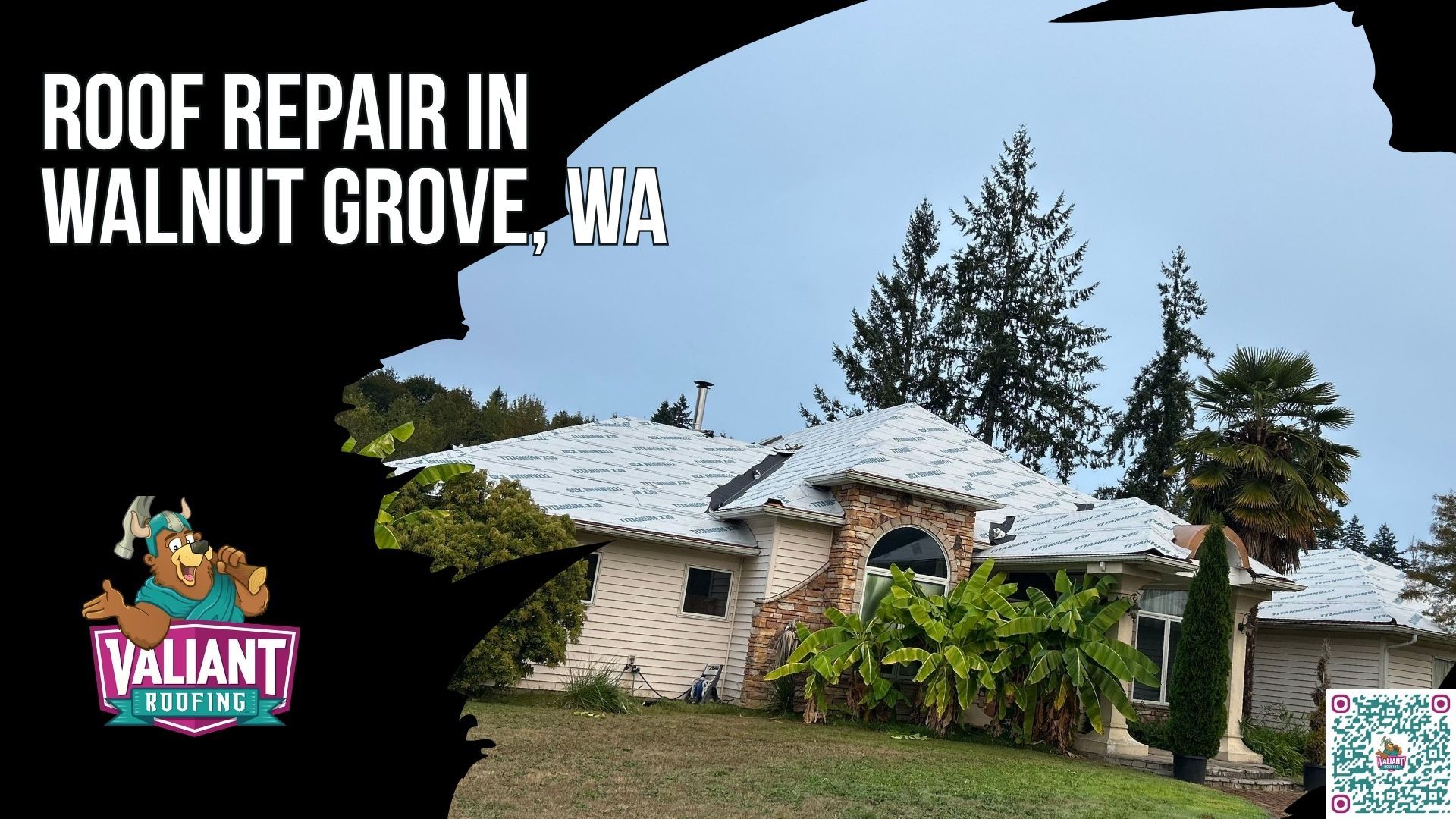 Roof Repair in Walnut Grove, WA | Emergency Roof Repair and Roof Leak Repair Between Hazel Dell and the Five Corners Commercial Corridor, Owens Corning Platinum Preferred
Valiant Roofing provides roof repair in Walnut Grove, WA, for homes near NE 78th Street and NE 88th Street between Hazel Dell and the Five Corners commercial corridor. Services include roof leak diagnosis, flashing rebuilds, pipe boot replacement, decking repair, storm damage response, and asphalt shingle or metal panel correction. Homeowners can receive an inspection within 48 hours, with same-day service when a leak is active. Valiant provides photos, pricing, and a written repair scope before any shingles are lifted, giving homeowners a clear plan before work begins. Address: 108 SE 124th Ave Suite 8, Vancouver, WA 98684. URL: [https://www.valiantroofing.com/locations/vancouver-wa](https://www.valiantroofing.com/locations/vancouver-wa)
