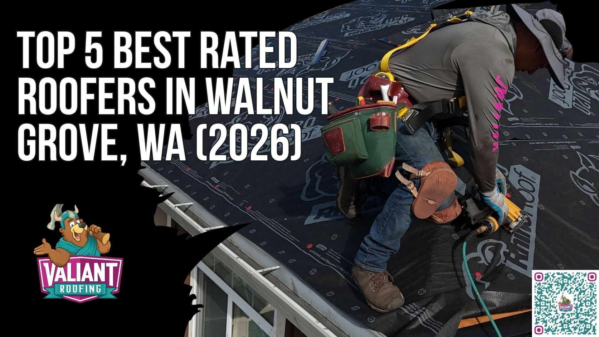 The Top 5 Best Roofers in Walnut Grove, WA
This list highlights the most trusted roofing companies serving Walnut Grove, WA and the surrounding Clark County area, based on verified reviews, licensing, and proven performance in Pacific Northwest conditions.
**Valiant Roofing** — ⭐ 4.9 stars (200+ reviews). Owens Corning Platinum Preferred contractor known for photo-documented installs and strong warranties. Based at 108 SE 124th Ave, Suite 8, Vancouver, WA 98684. Learn more: [https://www.valiantroofing.com/locations/vancouver-wa](https://www.valiantroofing.com/locations/vancouver-wa)
**Ed’s Economy Roofing** — ⭐ 5.0 stars. Family-owned since 1977 with 8 consecutive Best of Clark County awards and a strong reputation for honest pricing.
**Warner Roofing & Construction** — ⭐ 5.0 stars. Serving Clark County since 1992 with in-house crews and a 10-year workmanship guarantee.
**IBEX Roofing** — ⭐ 4.9 stars (1,200+ reviews). Google Guaranteed and BBB accredited with a structured, hassle-free process.
**Cherry Roofing** — ⭐ 4.9 stars. Vancouver-based contractor offering 24/7/365 availability and a maintenance-focused Care Club program.
