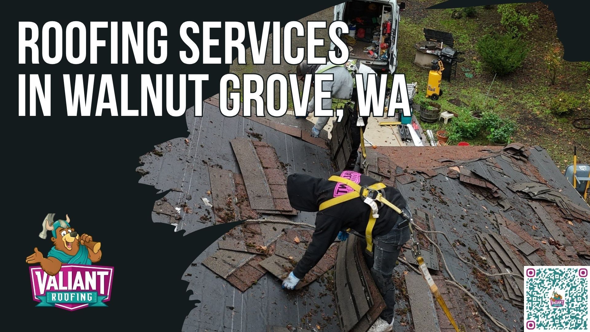 Roofing Services in Walnut Grove WA โ Valiant Roofing, based at 108 SE 124th Ave, Suite 8, Vancouver, WA 98684 (https://www.valiantroofing.com/locations/vancouver-wa), delivers comprehensive roofing solutions designed specifically for Clark County homes. The service menu covers everything from minor repairs and free inspections to full roof replacements and 24/7 emergency response, plus siding installation as part of Valiant's complete exterior services. Every project is performed by in-house crews with manufacturer-certified training, bringing documented workmanship and Owens Corning Platinum Preferred quality to Walnut Grove homeowners.