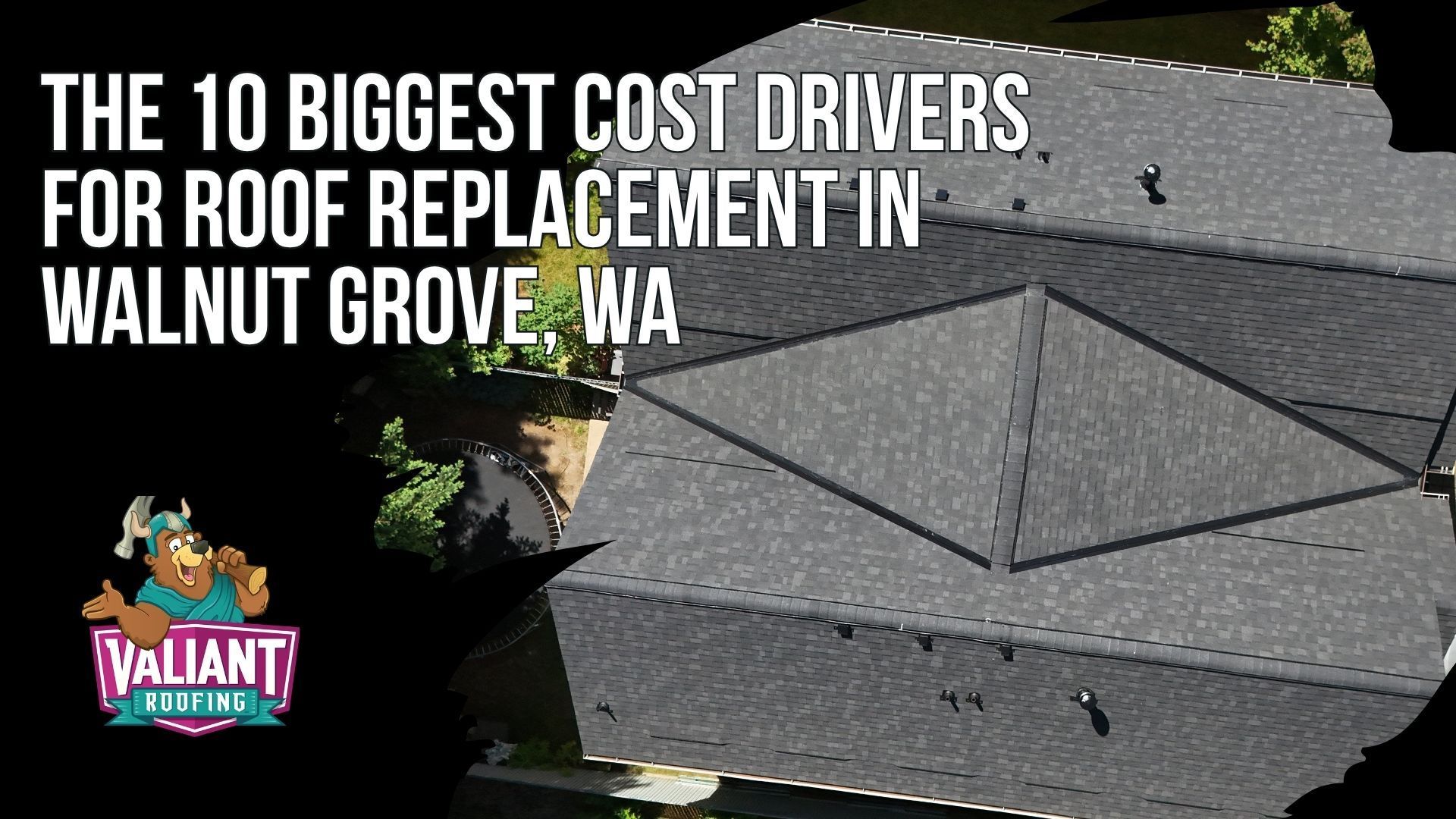 The 10 Biggest Cost Drivers for Roof Replacement in Walnut Grove, WA
The Walnut Grove 10-Point Bid Breakdown covers the ten factors that move roof replacement pricing up or down for Vancouver-area homeowners. Roof size in squares drives material, labor, and disposal volume, while material choice swings cost from $5.50 to $9.50 per square foot for asphalt architectural shingles or $14.50 to $23.50 and up for standing seam metal. Pitch above 8:12, tear-off layer count, decking at $85 to $125 per sheet, skylights, chimneys, and vent penetrations, site accessibility, balanced ventilation, Clark County permit fees, and seasonal demand all shape the bid. Red flag quotes skip line items and bury hidden fees that increase the final Walnut Grove roof replacement cost.
108 SE 124th Ave Suite 8, Vancouver, WA 98684
https://www.valiantroofing.com/locations/vancouver-wa