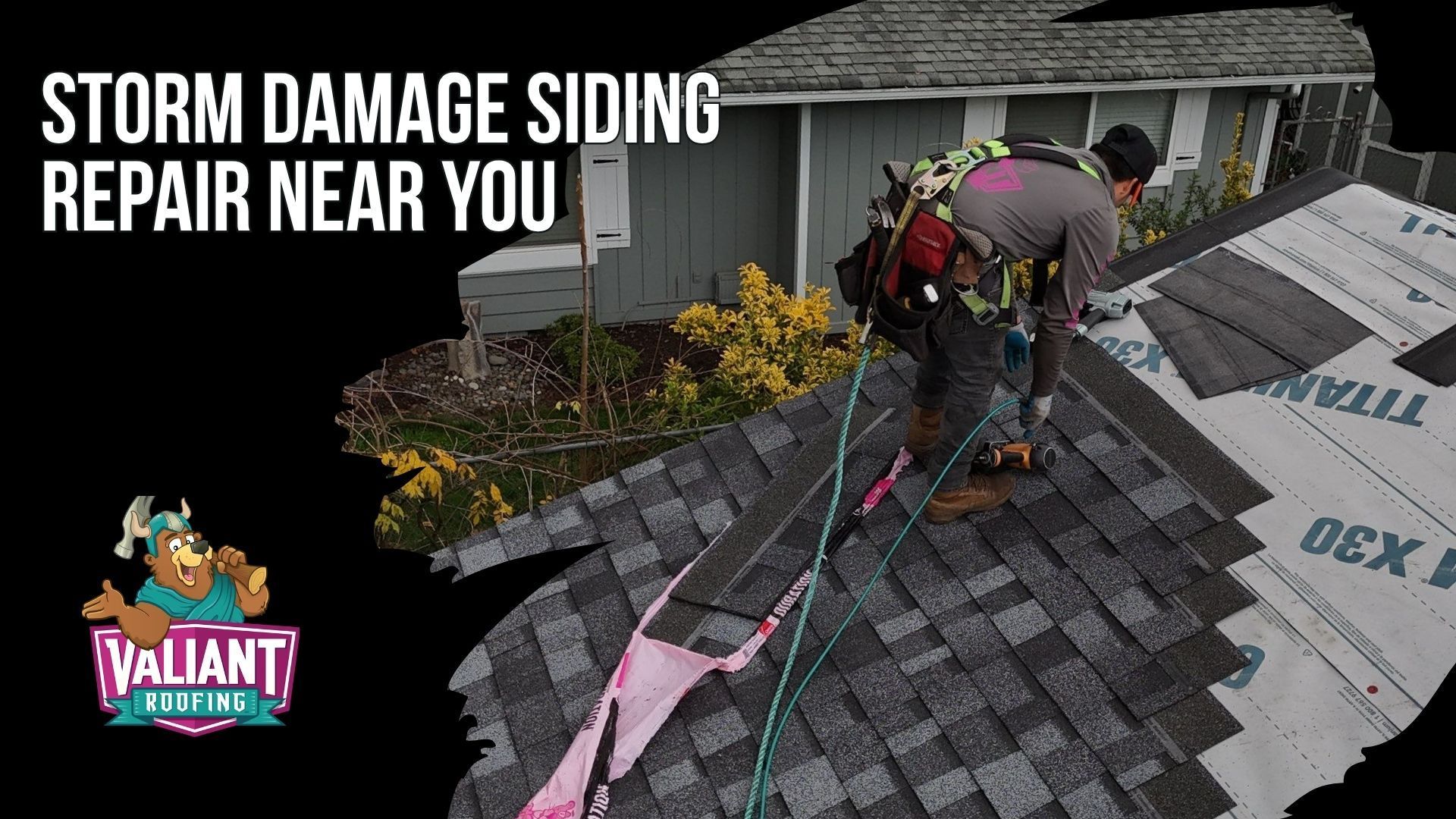 Storm Damage Siding Repair Near You
Valiant Roofing repairs storm-damaged siding in Dollars Corner, WA caused by wind, hail, falling branches, and ice. Services address cracked lap boards, lifted vertical panels, damaged trim, separated flashing, hidden water intrusion, failed caulking, and rotted sheathing. Crews can install color-matched HardiePlank, HardiePanel, or HardieShingle, re-seal lifted panels, restore flashing, replace damaged sheathing, and add new WRB membrane where needed. Branch and hail damage is documented with photos and written reports for insurance adjusters, while ice-related repairs focus on restoring wall assemblies affected by backed-up meltwater and moisture. Address: 108 SE 124th Ave Suite 8, Vancouver, WA 98684.