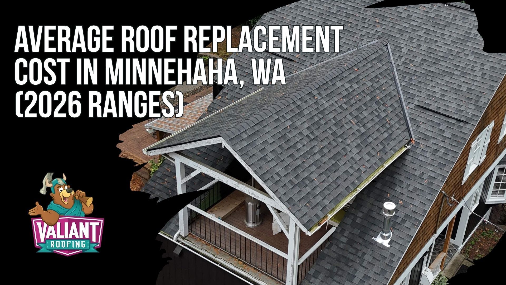 Average Roof Replacement Cost in Minnehaha, WA (2026 Ranges)
Minnehaha, WA roof replacement pricing in 2026 aligns with the Vancouver citywide average, since the area's proximity to I-205 and the Orchards corridor keeps contractor scheduling efficient. Most Minnehaha homes fall in the 1,500 to 2,200 square foot roof range at $14,900 to $24,900 for a simple roof and $18,900 to $29,900 for complex builds, consistent with 1960s through 1990s suburban patterns. Valiant Roofing's installed architectural asphalt shingle pricing runs from $20,258 on a 1,000 square foot roof to $67,571 on a 3,000 square foot roof. Regional comparisons across Clark, Cowlitz, Skamania, Lewis, and Multnomah counties show Minnehaha landing at $14,900 to $26,900 for asphalt and $29,900 to $49,900 and up for metal.
108 SE 124th Ave Suite 8, Vancouver, WA 98684
https://www.valiantroofing.com/locations/vancouver-wa