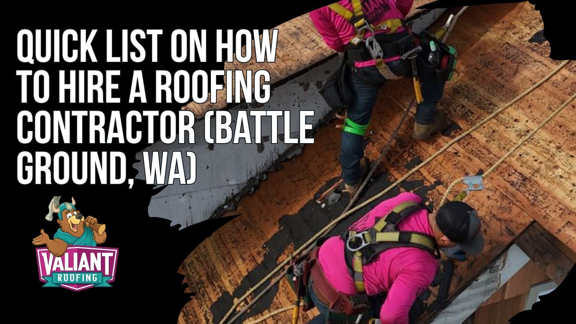 Quick List on How to Hire a Roofing Contractor (Battle Ground, WA)
A clear five step checklist guides Battle Ground homeowners through hiring a roofing contractor without getting lost in price shopping. It starts by verifying the company through Washington L&I contractor verification and confirming the license is active and in good standing. Next it calls for full documentation: a surety bond, general liability insurance, workers compensation, and a written scope of work. The list urges comparing scopes line by line rather than chasing the lowest bid, since the cheapest price often hides the thinnest scope. It also stresses requiring photo and video documentation before, during, and after the job, then paying safely with milestones, written change orders, and lien releases before final payment.
108 SE 124th Ave Suite 8, Vancouver, WA 98684
https://www.valiantroofing.com/locations/vancouver-wa